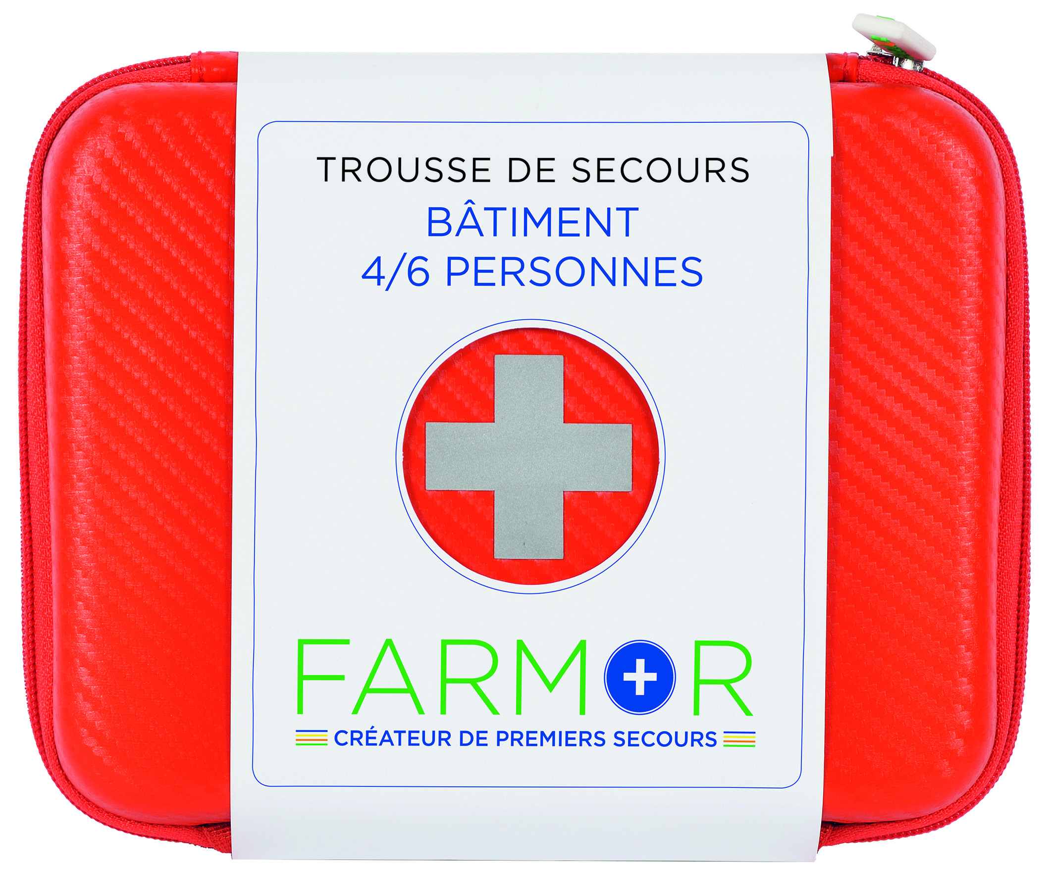TROUSSE DE SECOURS EN PU ORANGE BATIMENT FARMOR - FAR3701FLO