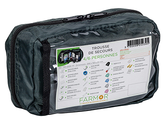 Trousse de secours FARMOR 4/6 personnes-TRO 2030 TP