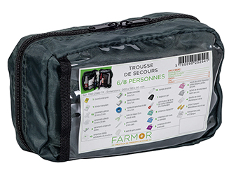 Trousse de secours 6/8 personnes FARMOR -TRO 2540 TP