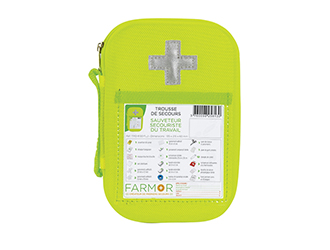 TROUSSE DE SECOURS JAUNE FLUO S S T FARMOR -TRO 8130 FLJ
