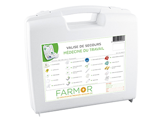 VALISE DE SECOURS FARMOR MÉDECINE DU TRAVAIL -VAL 2060 PP