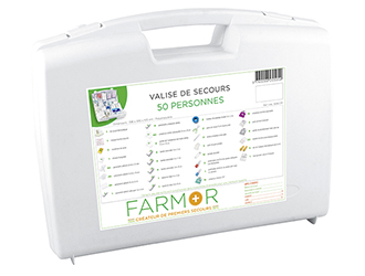 VALISE DE SECOURS FARMOR 50 PERSONNES - VAL 5050 PP