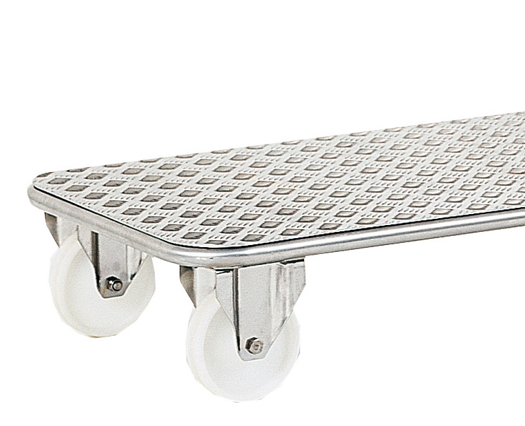 Chariot 400 kg 1000 x 518 mm inox 304L plateau tube FIMM - 800000087