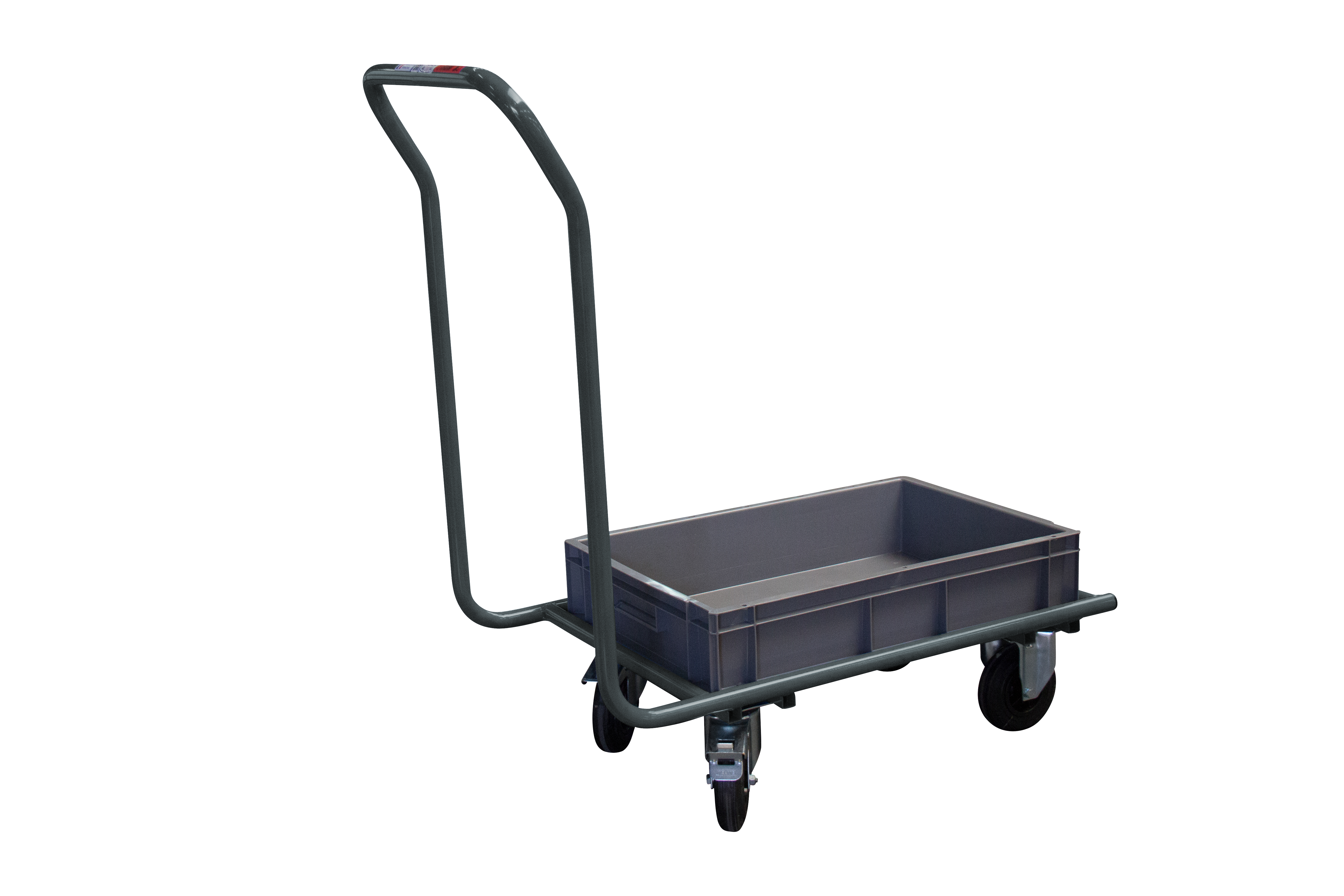 Chariot porte-bac 200 kg 600 x 400 mm roues Ø 125 mm FIMM - 800006449