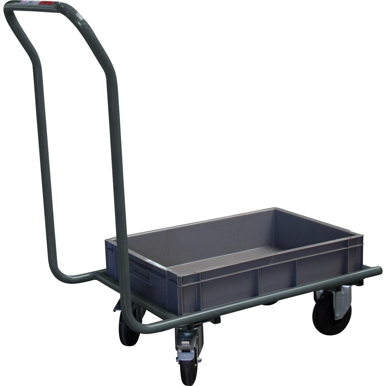 Chariot porte-bac 200 kg 600 x 400 mm roues Ø 125 mm FIMM - 800006449