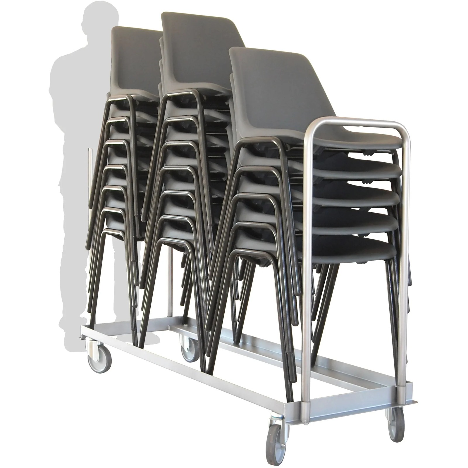 Chariot porte chaises pliables ou empilables 525 x 1580 mm FIMM - 800007610