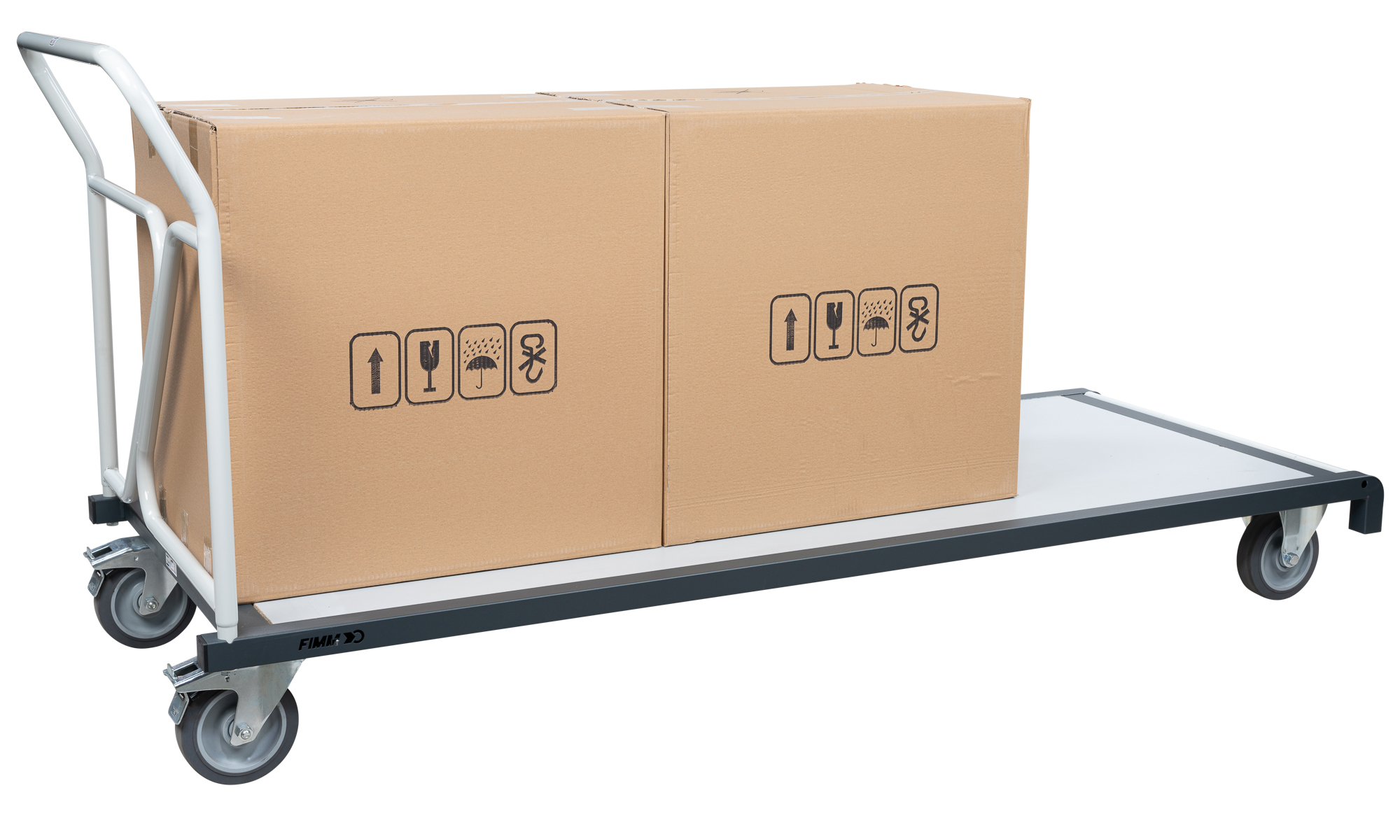Chariot porte table empilable rectangulaire 1800 x 800 mm FIMM - 800007628