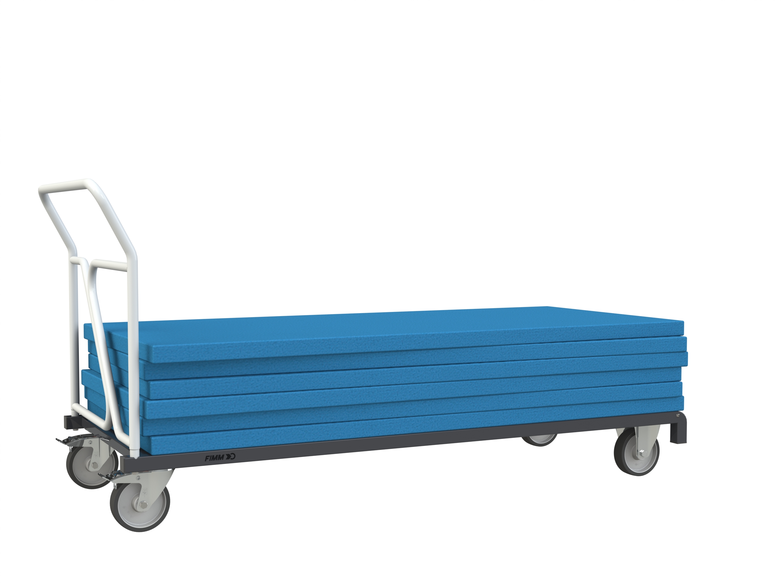 Chariot porte table empilable rectangulaire 1800 x 800 mm FIMM - 800007628