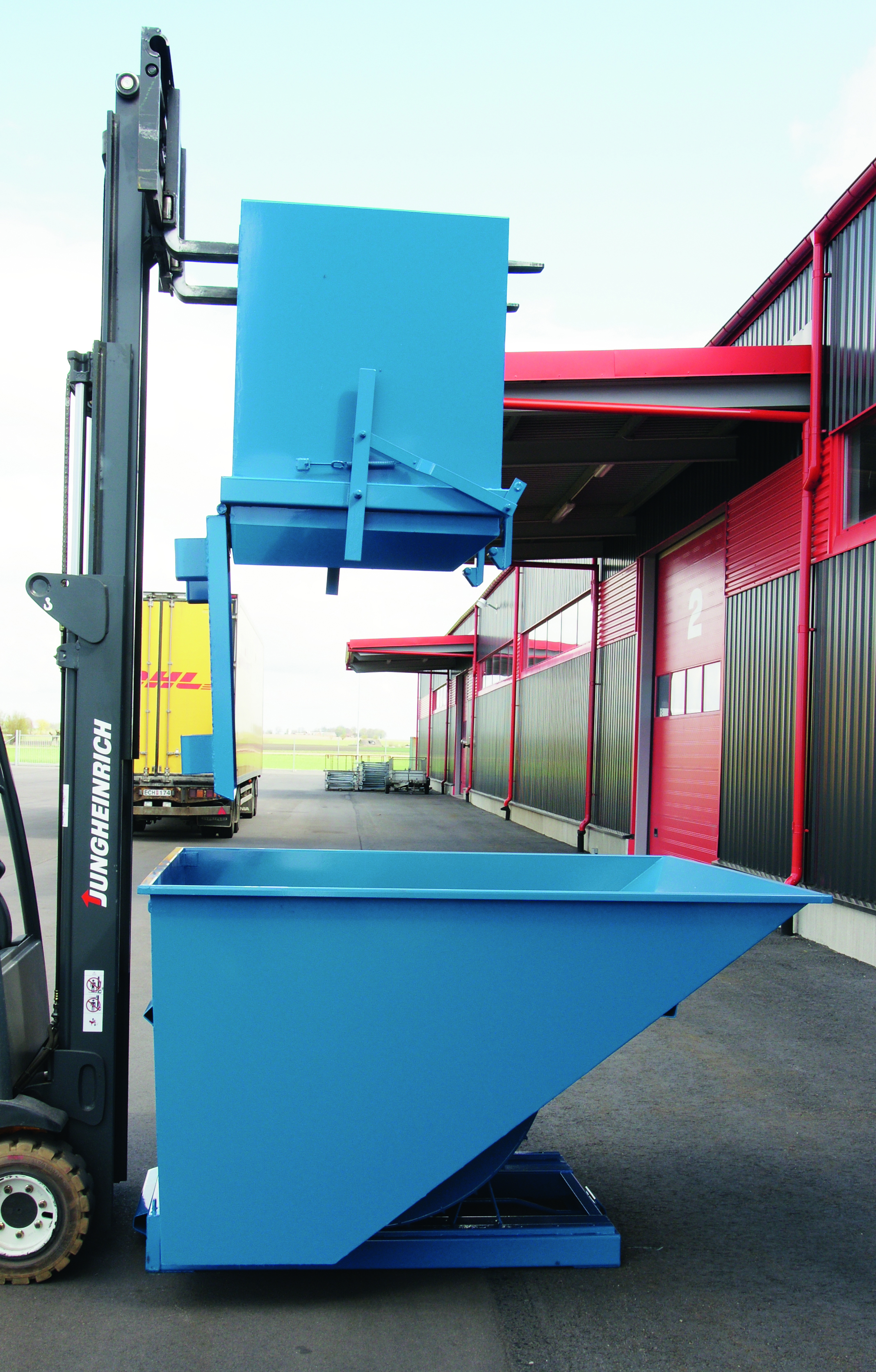 Benne conteneur 1800 l à fond ouvrant FIMM - 800008943