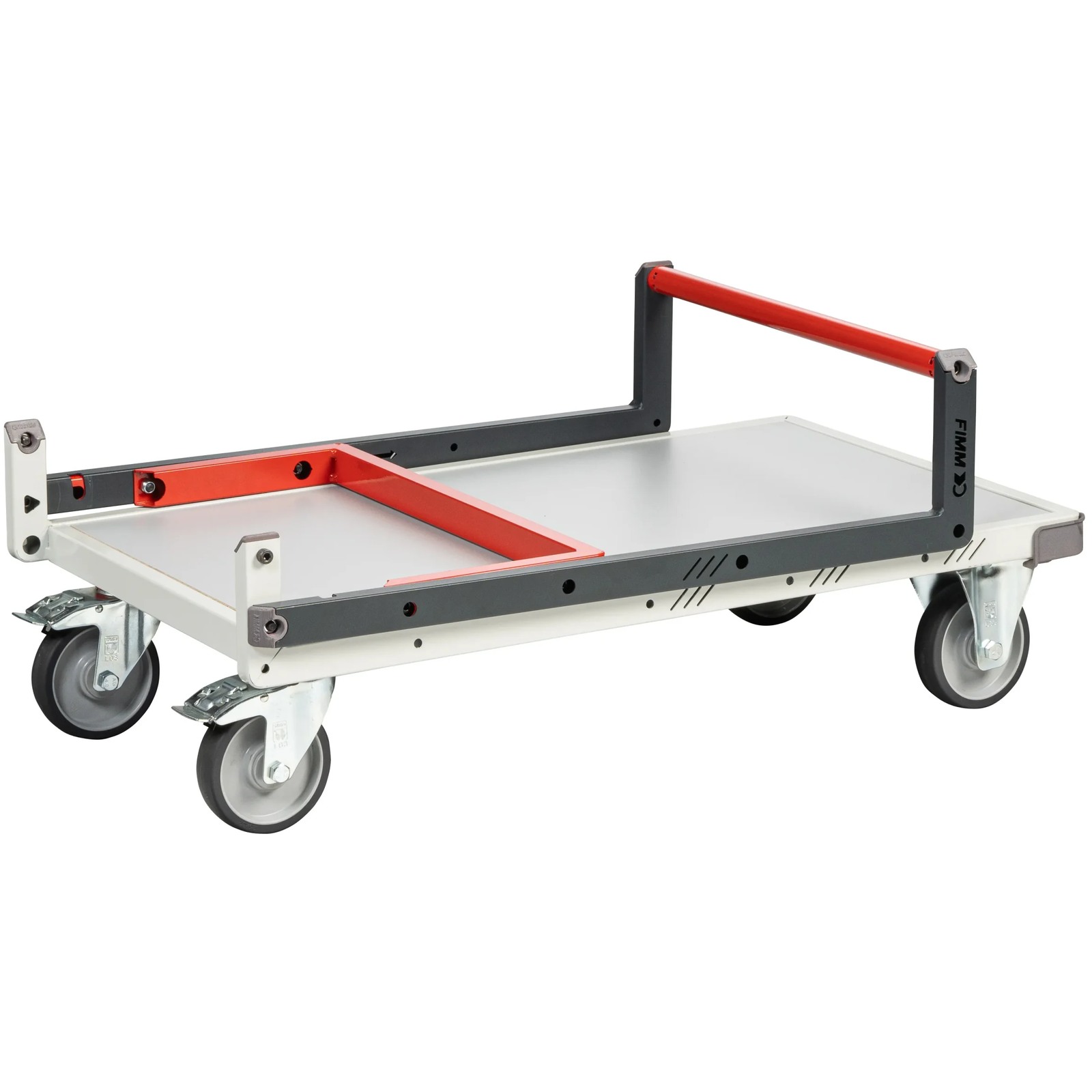 Chariot dossier repliable 850x500 mm plateau mélaminé roues TPE 250 kg - FIMM - 804721121
