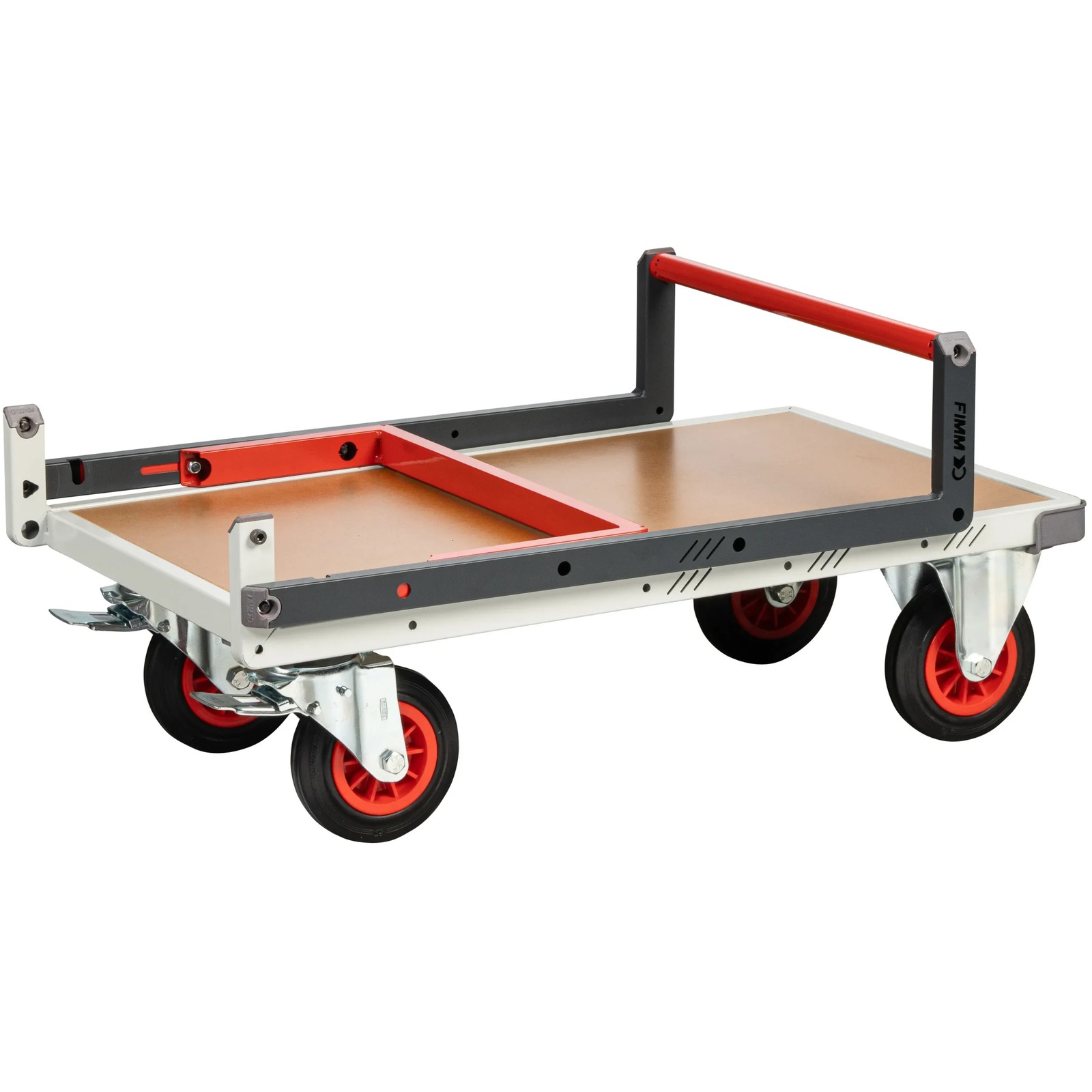 Chariot dossier repliable 850x500 mm plateau médium roues CC 400 kg - FIMM - 804721231