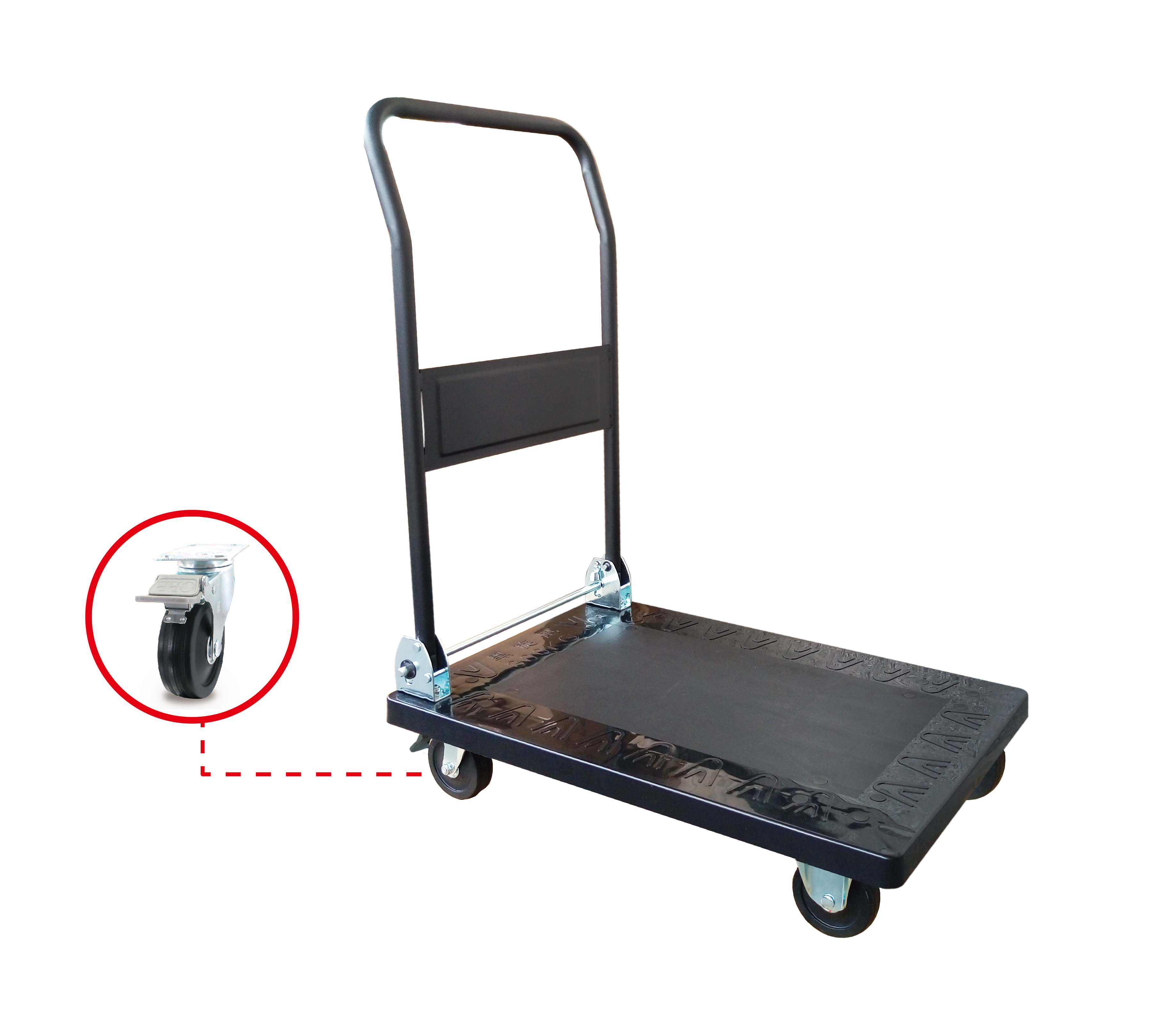 Chariot 300 kg 740 x 500 mm polypropylène repliable FIMM - 805007180