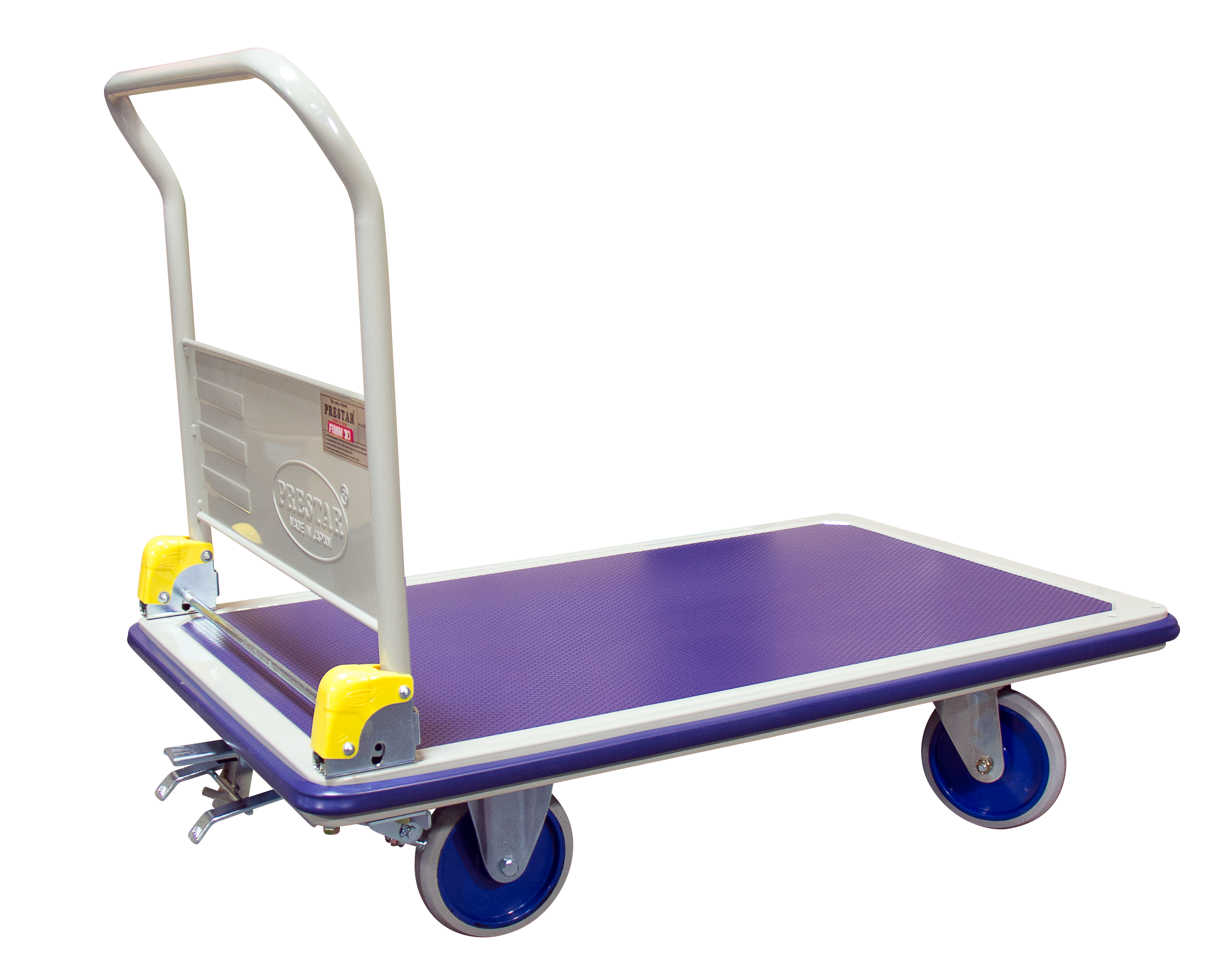 Chariot 500 kg 1240 x 790 mm avec frein dossier repliable FIMM - 805007348