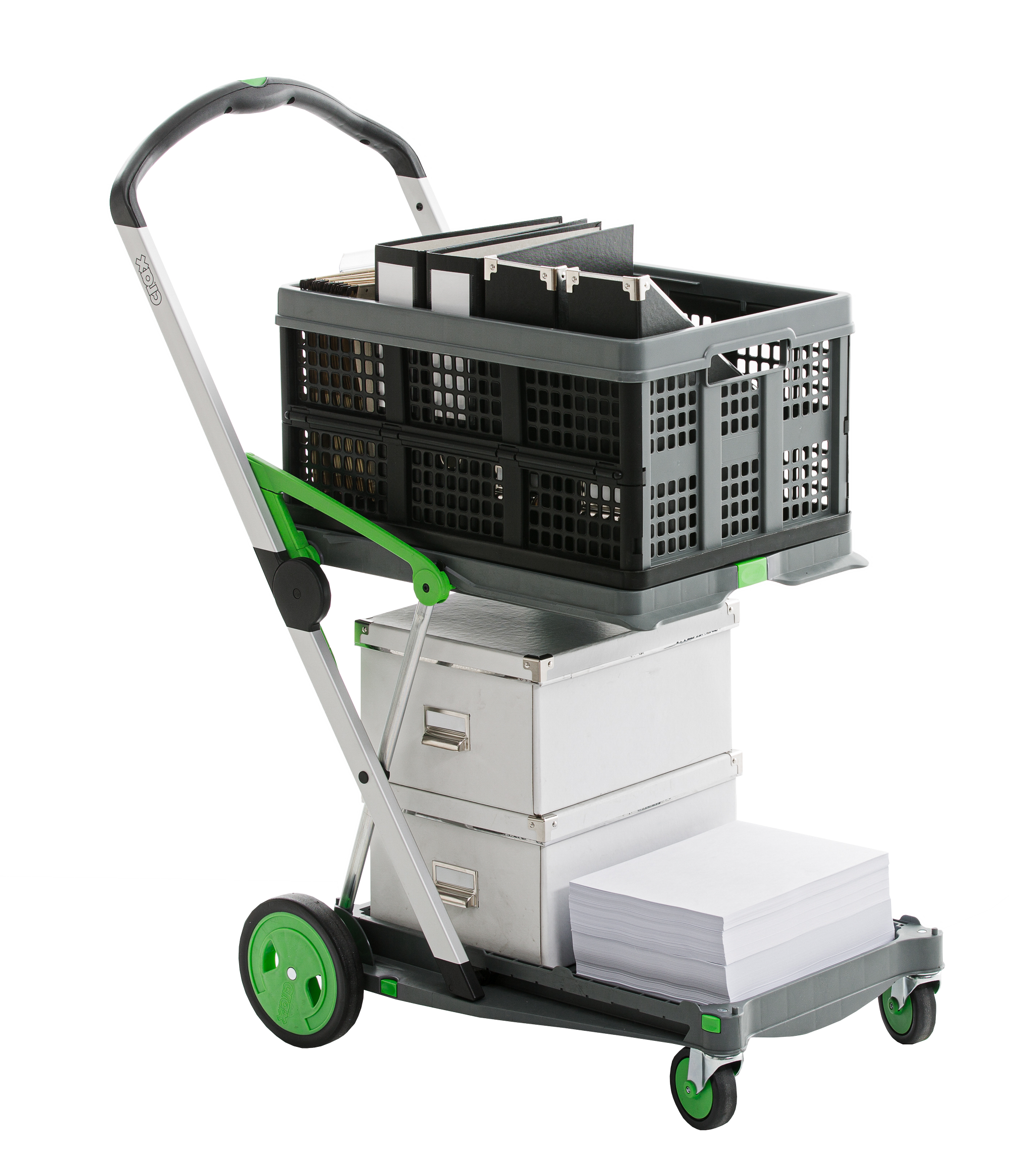 Chariot pliant Clax avec caisse pliable 60 kg FIMM - 805010691