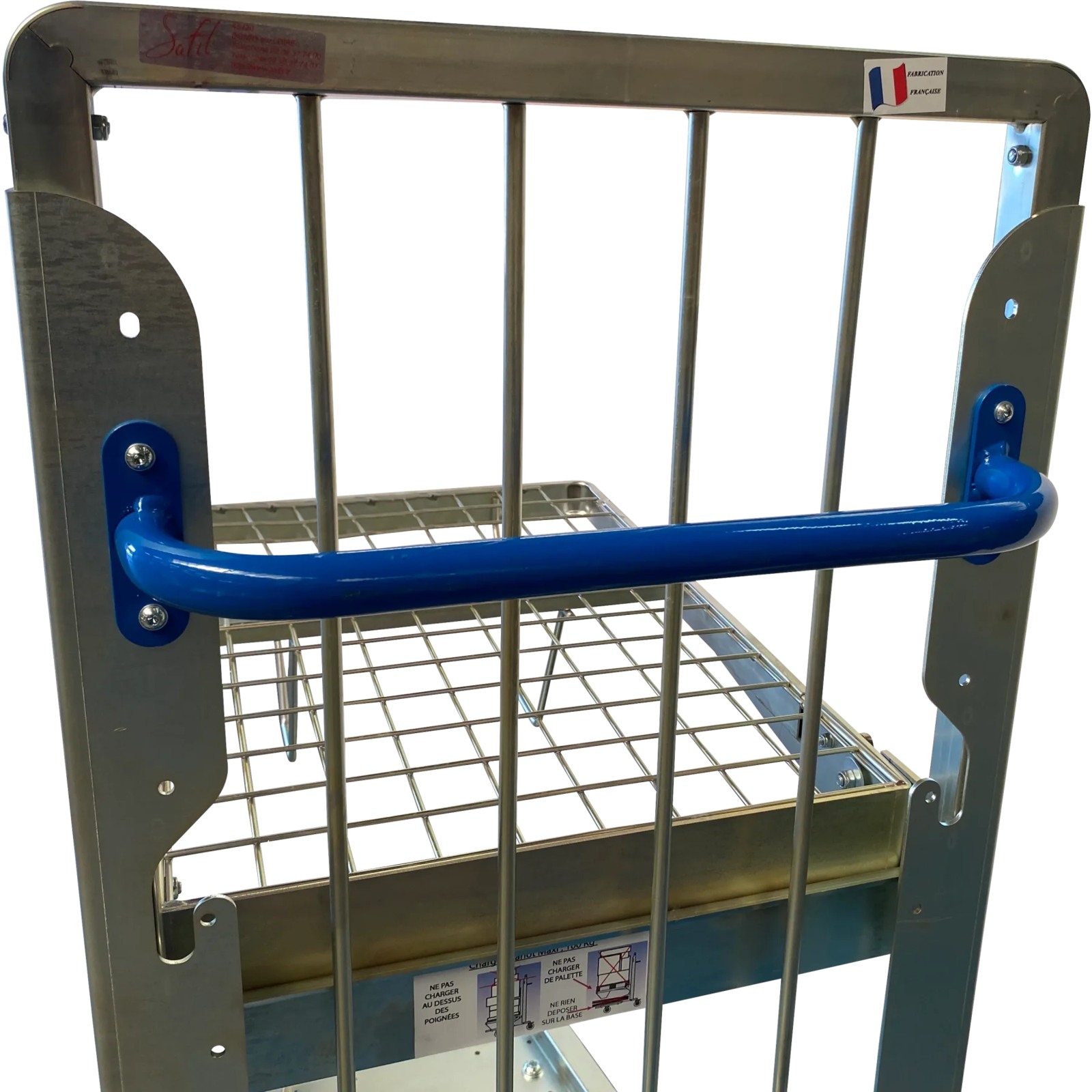 Chariot niveau constant acier zingué 600 x 400 mm 100 kg FIMM - 805010708