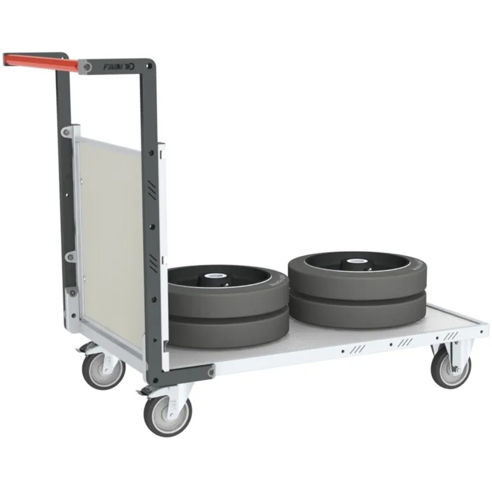Chariot modulaire - 1 dossier + plateau bois 1000x600 mm 250 kg - FIMM - 806724271