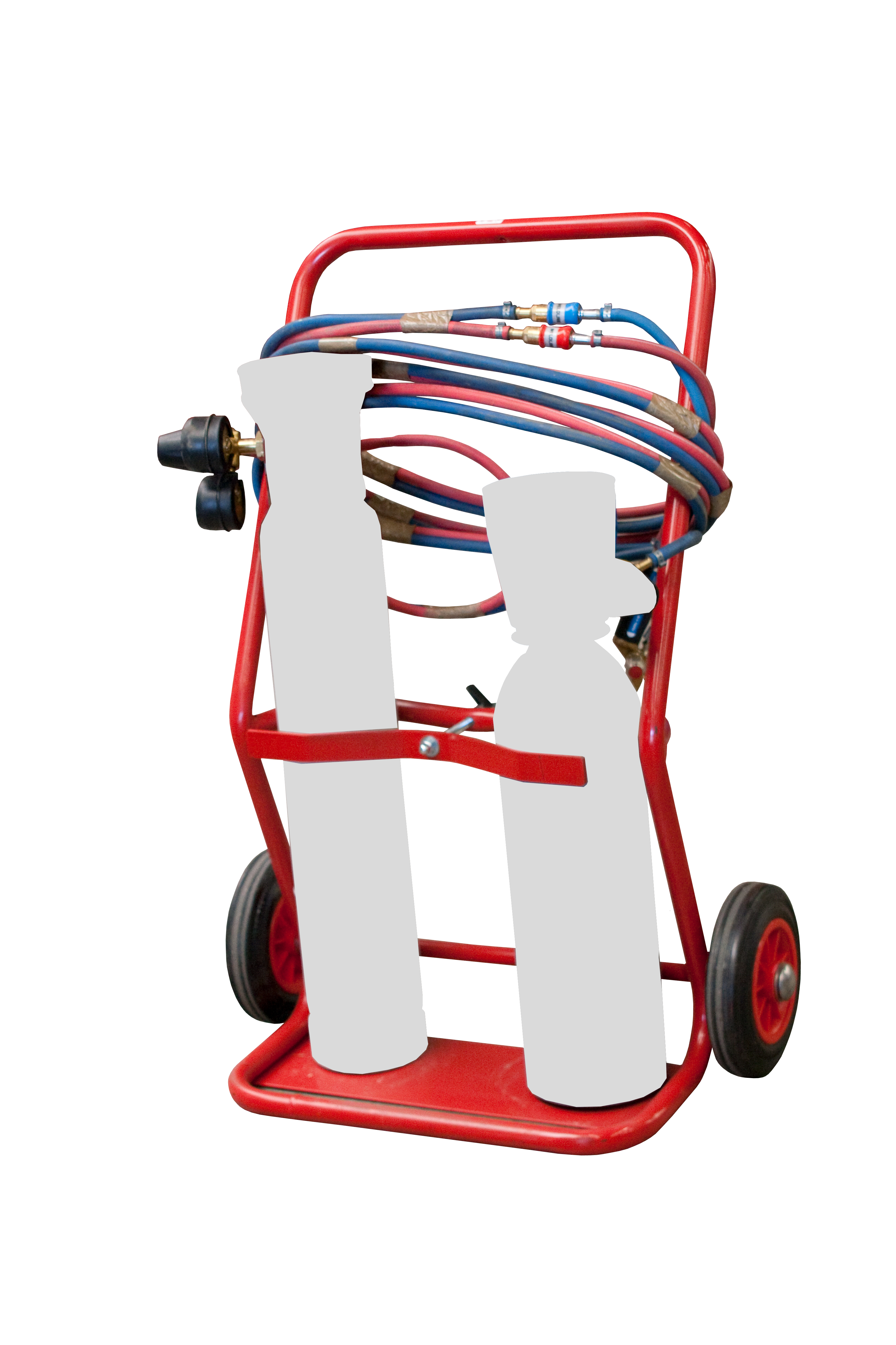 Diable 100 kg 2 bouteilles roues Ø 250 mm caoutchouc FIMM - 810004370