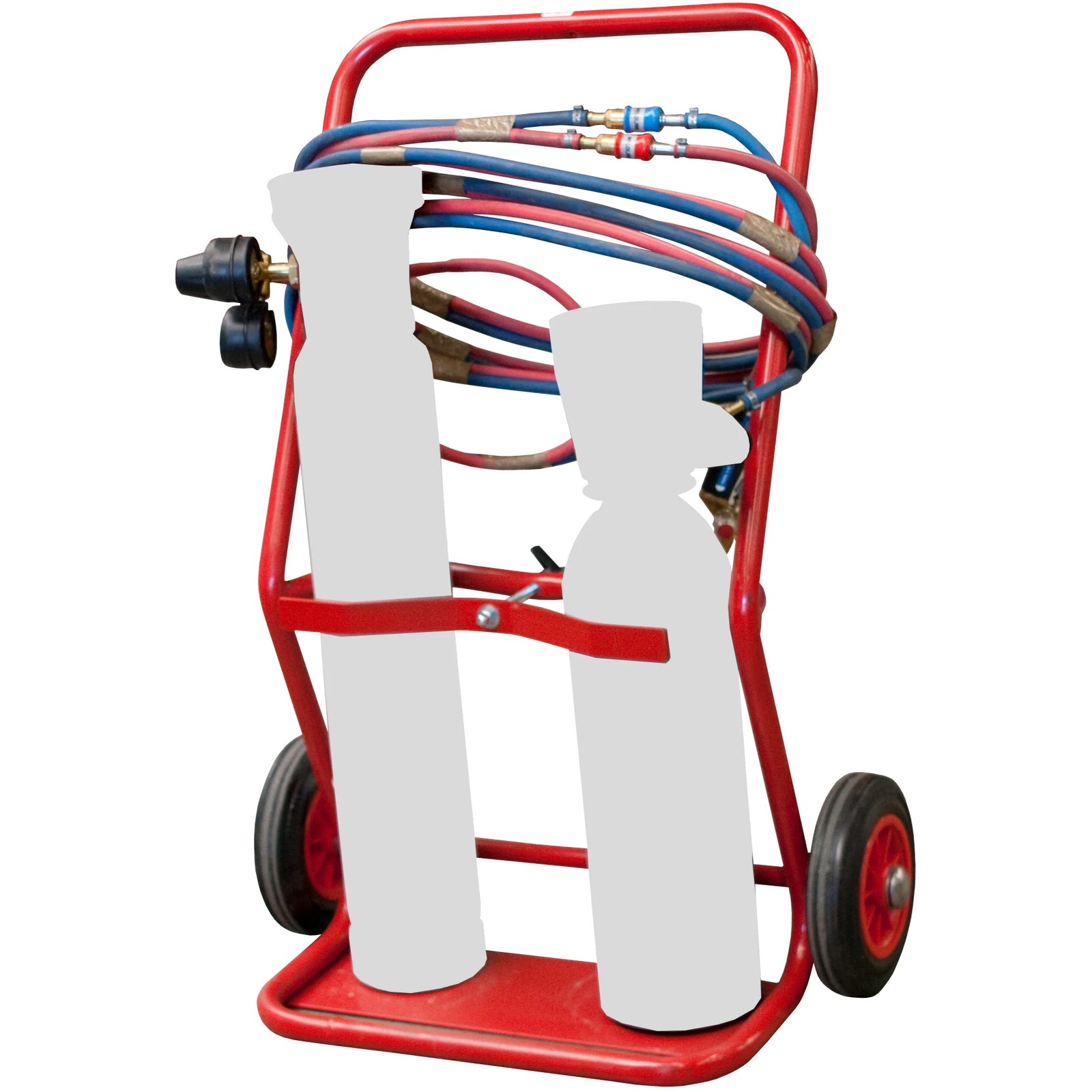 Diable 100 kg 2 bouteilles roues Ø 250 mm caoutchouc FIMM - 810004370