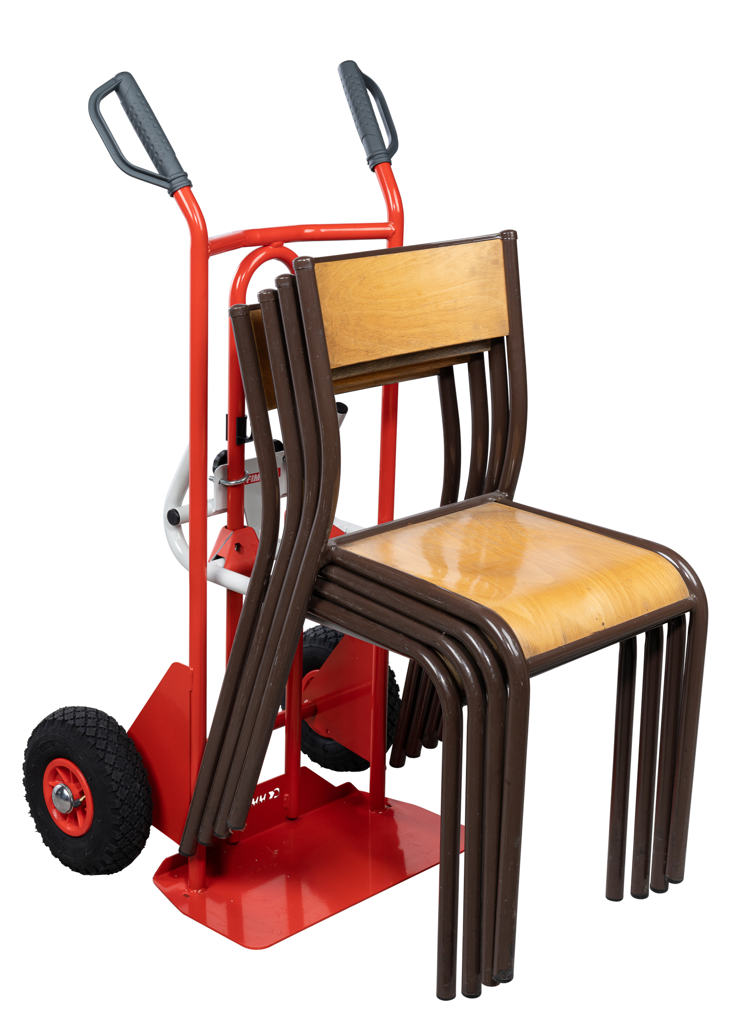 Diable porte chaise bavette fixe poignée ouverte 250 kg roues PN FIMM - 810005343
