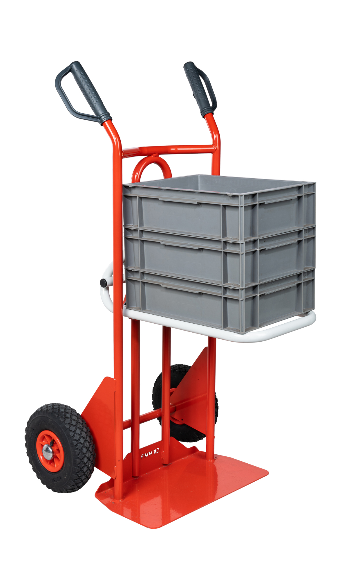 Diable porte bac bavette fixe poignée ouverte 250 kg roues PN FIMM - 810005347