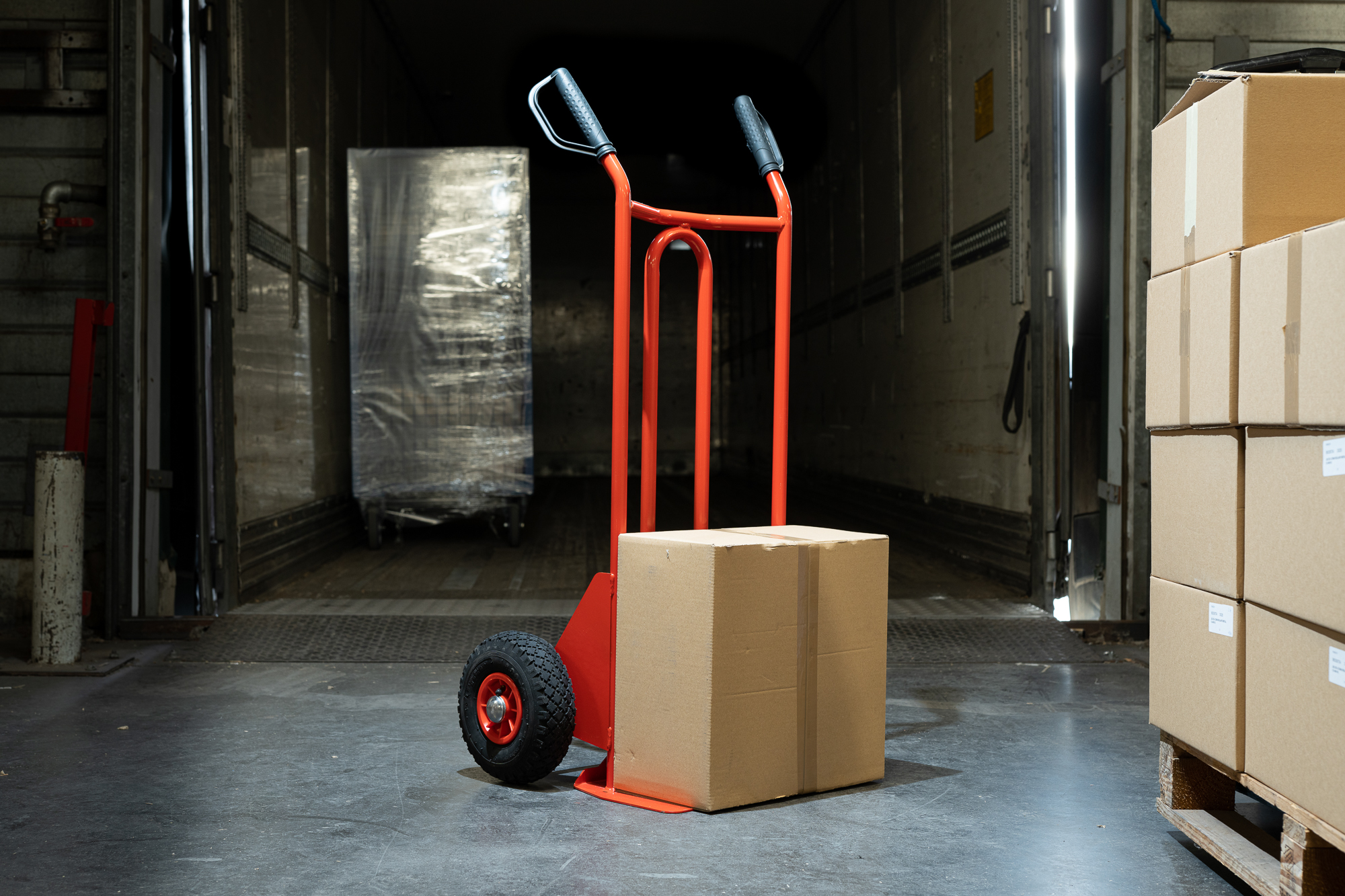 Diable 250 kg bavette fixe roues Ø 260 mm pneumatiques FIMM - 810200021