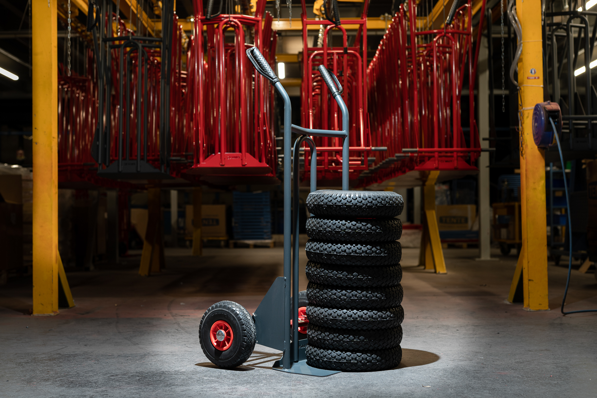 DIABLE FIMM À POIGNÉES À GARDE ROUES GONFLÉES - DBA 350 KG - 810300121