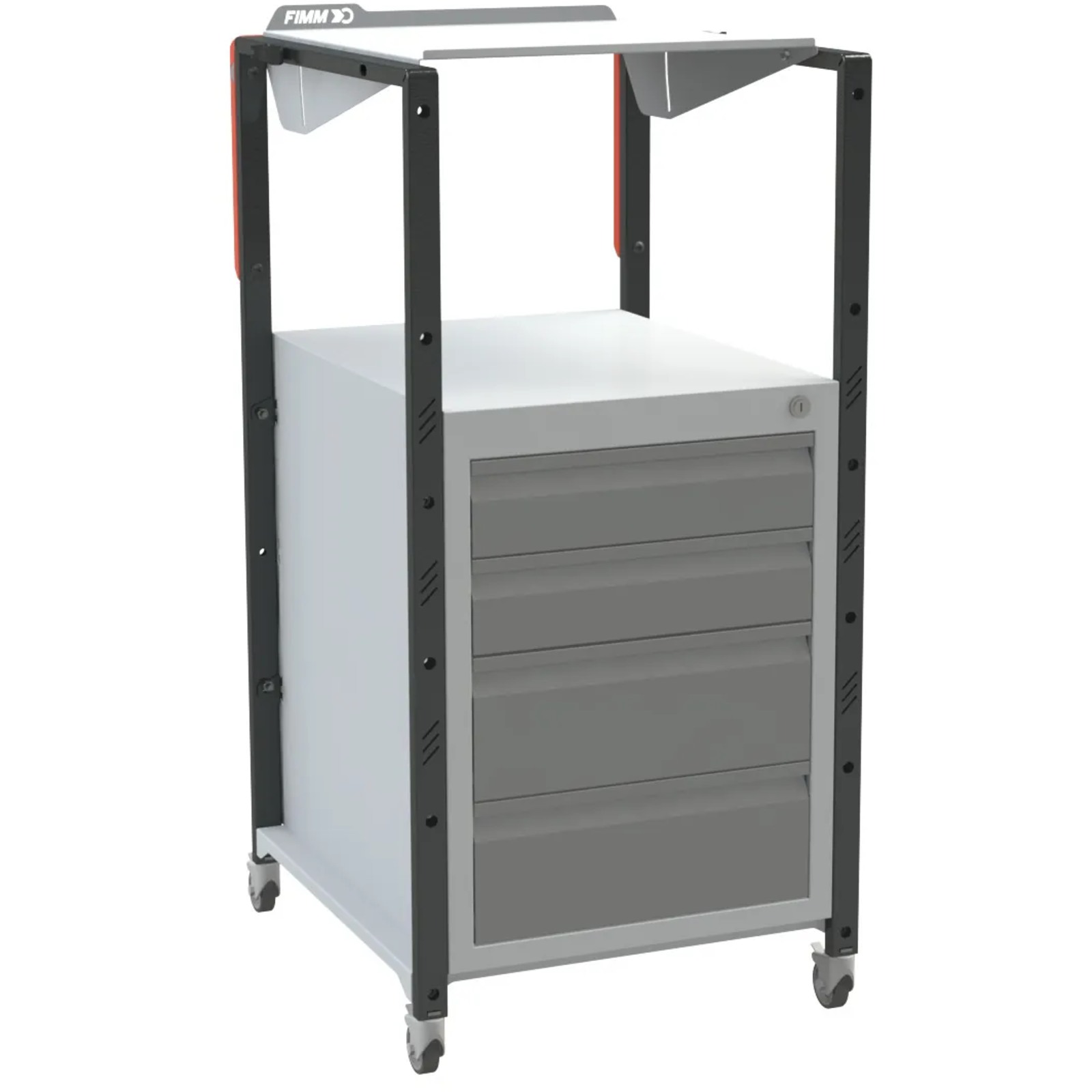 Pupitre d'atelier 1 bloc tiroirs roulettes FIMM - 820005973
