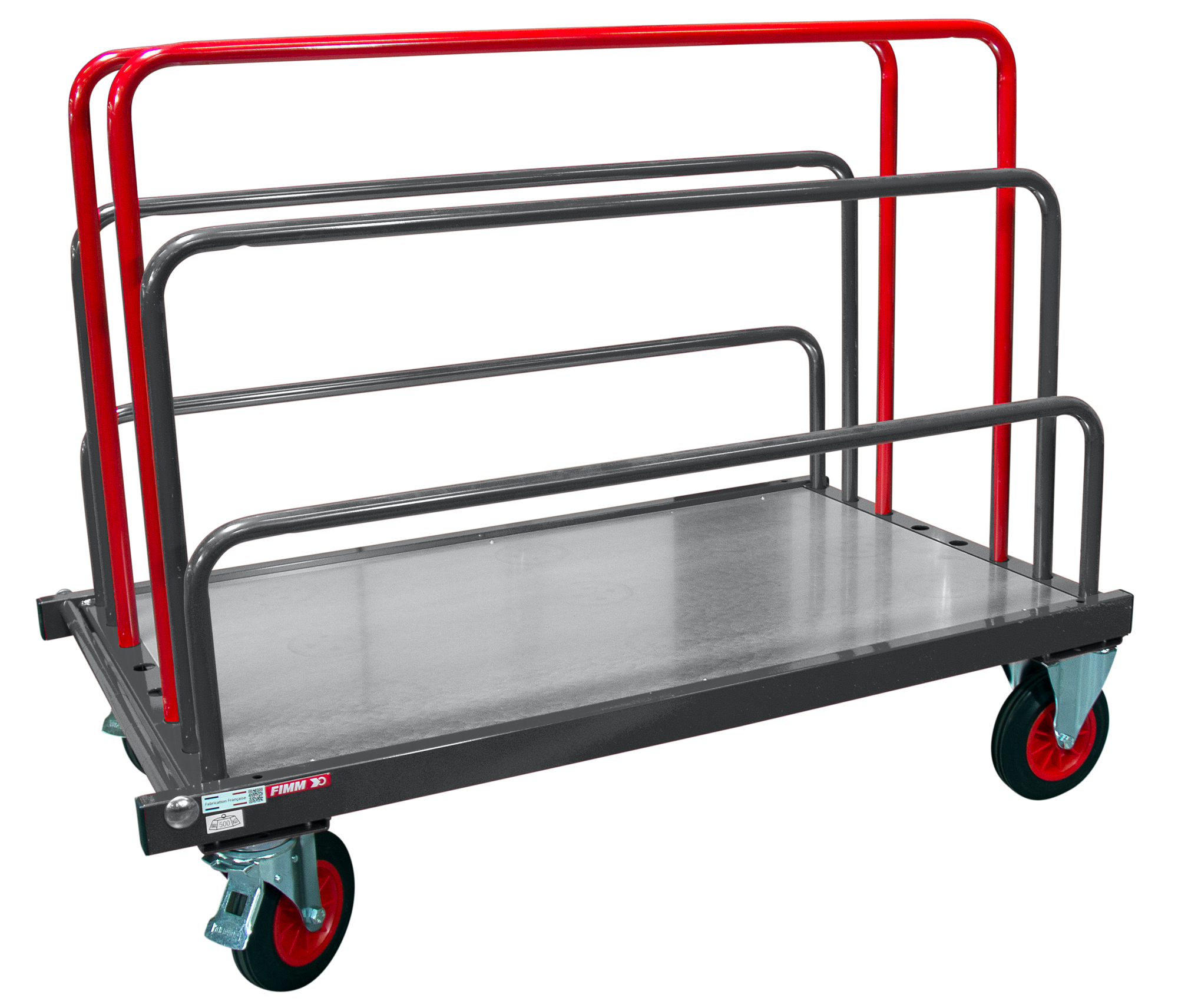 Ridelle hauteur 800 mm pour racks à panneaux l1380 FIMM - 821000183