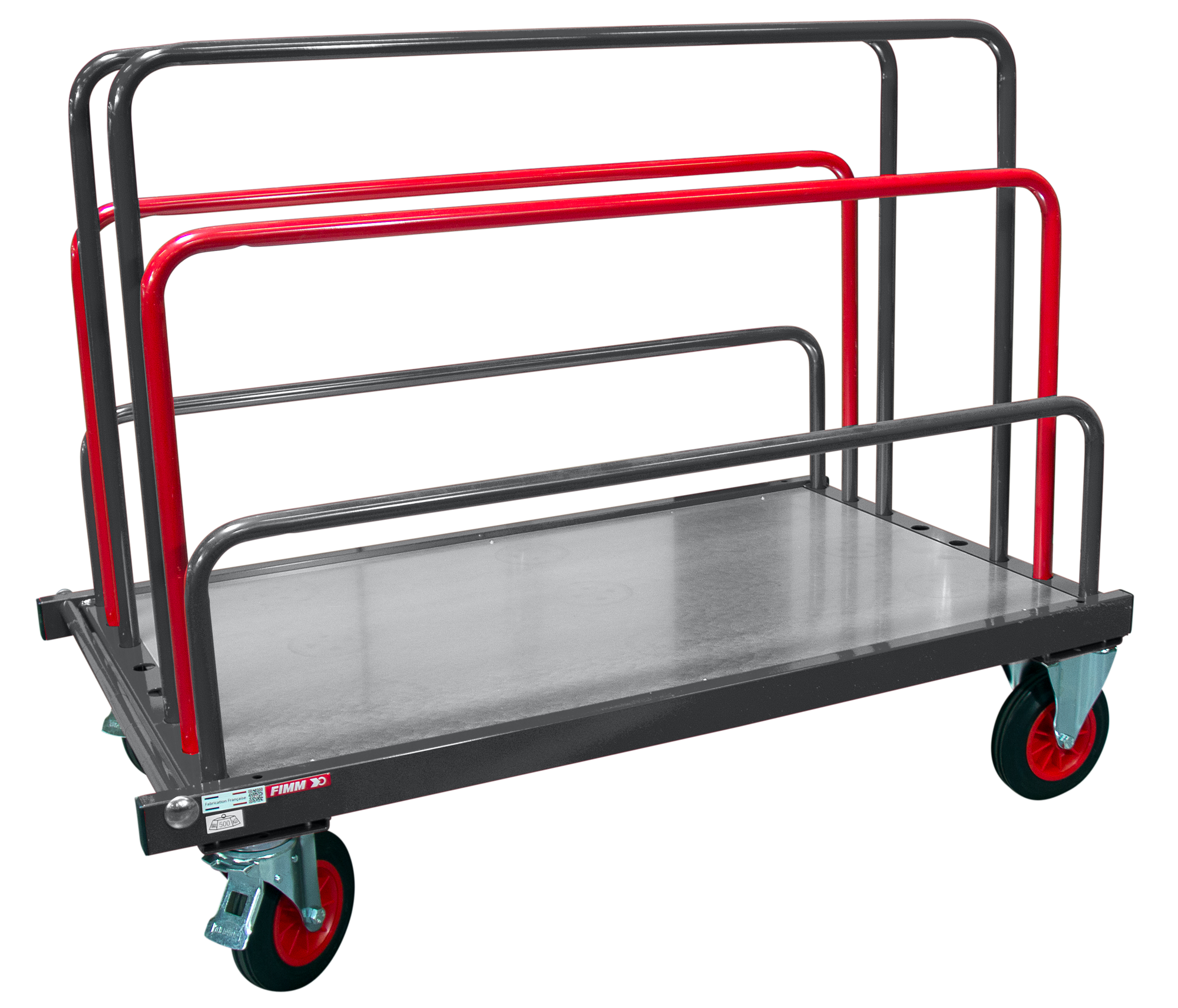 Ridelle hauteur 600 mm pour racks à panneaux l1380 FIMM - 822000182