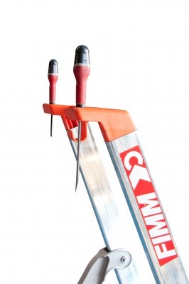 Marchepied alu 11 marches professionnel avec rampe - FIMM - 835007645