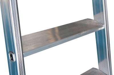 Marchepied alu 11 marches professionnel avec rampe - FIMM - 835007645