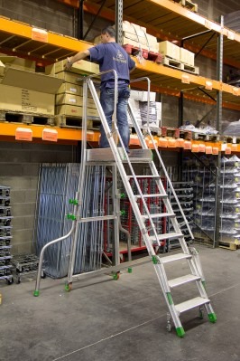 Plateforme de magasinage alu 10 marches - FIMM - 835007660