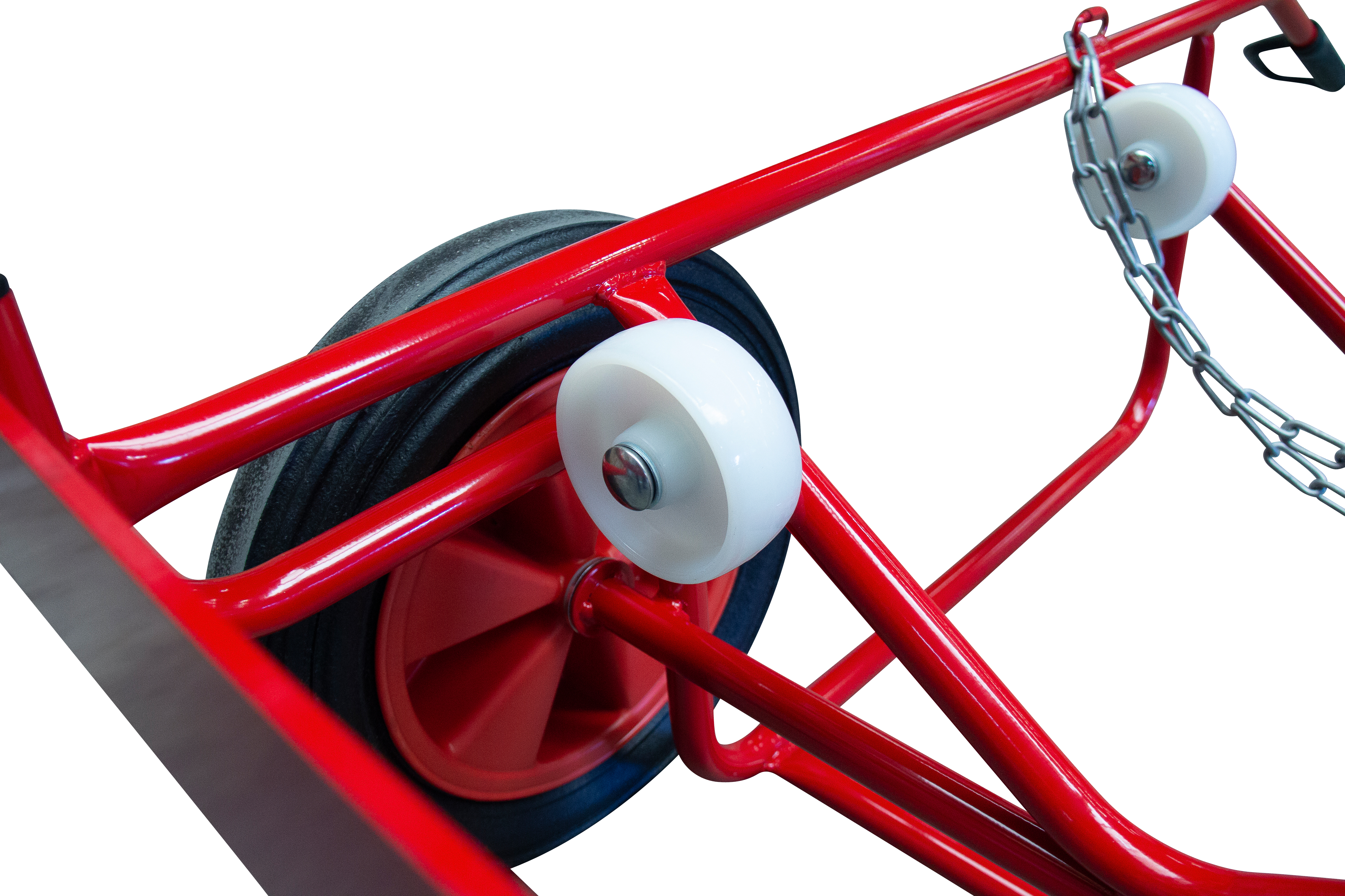 Diable chantier à fût 250 kg 220 L métal roues caoutchouc FIMM - 840000224