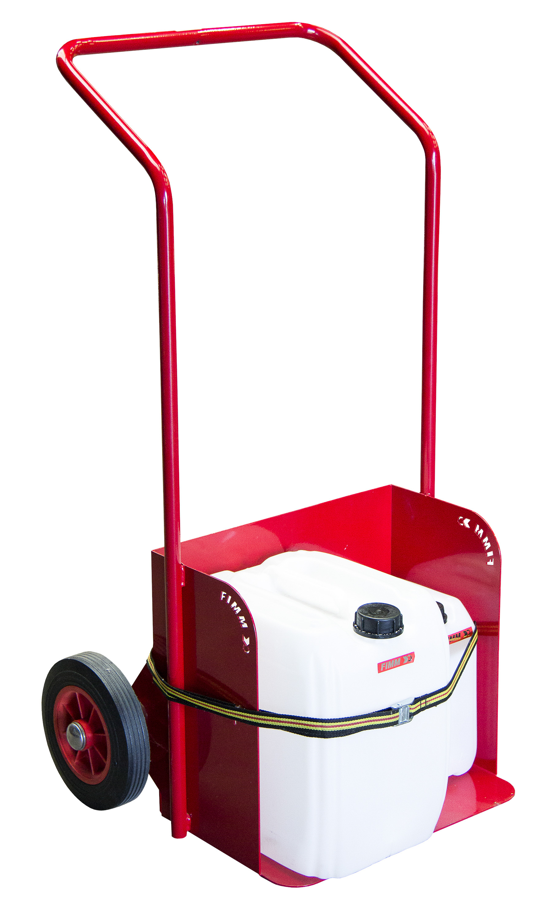 Diable 200 kg porte jerricans 60 à 120 l roues pneumatiques FIMM - 840009380