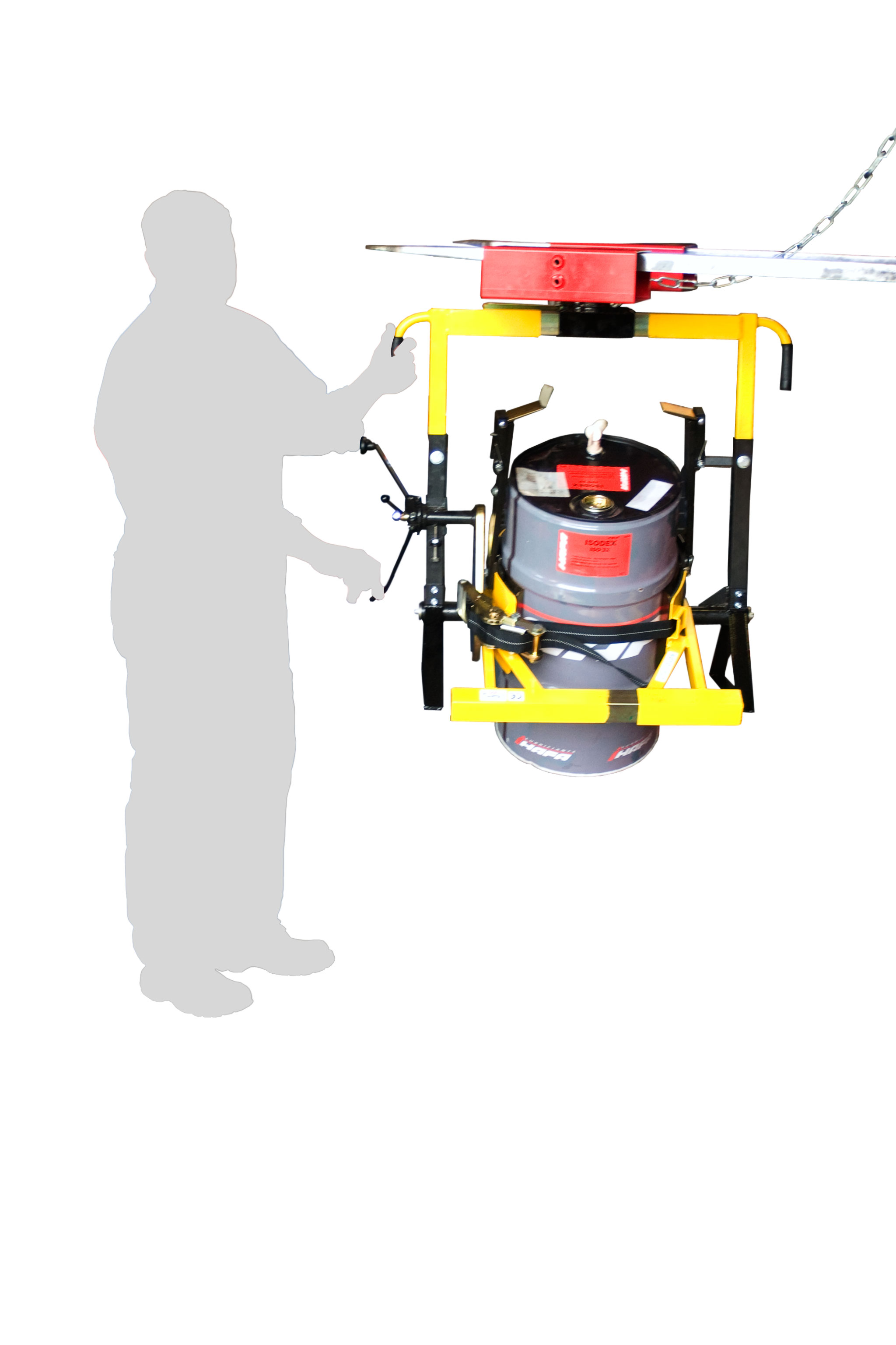 Retourneur de fût 350 kg métal ou plastique à rebord FIMM - 845006614