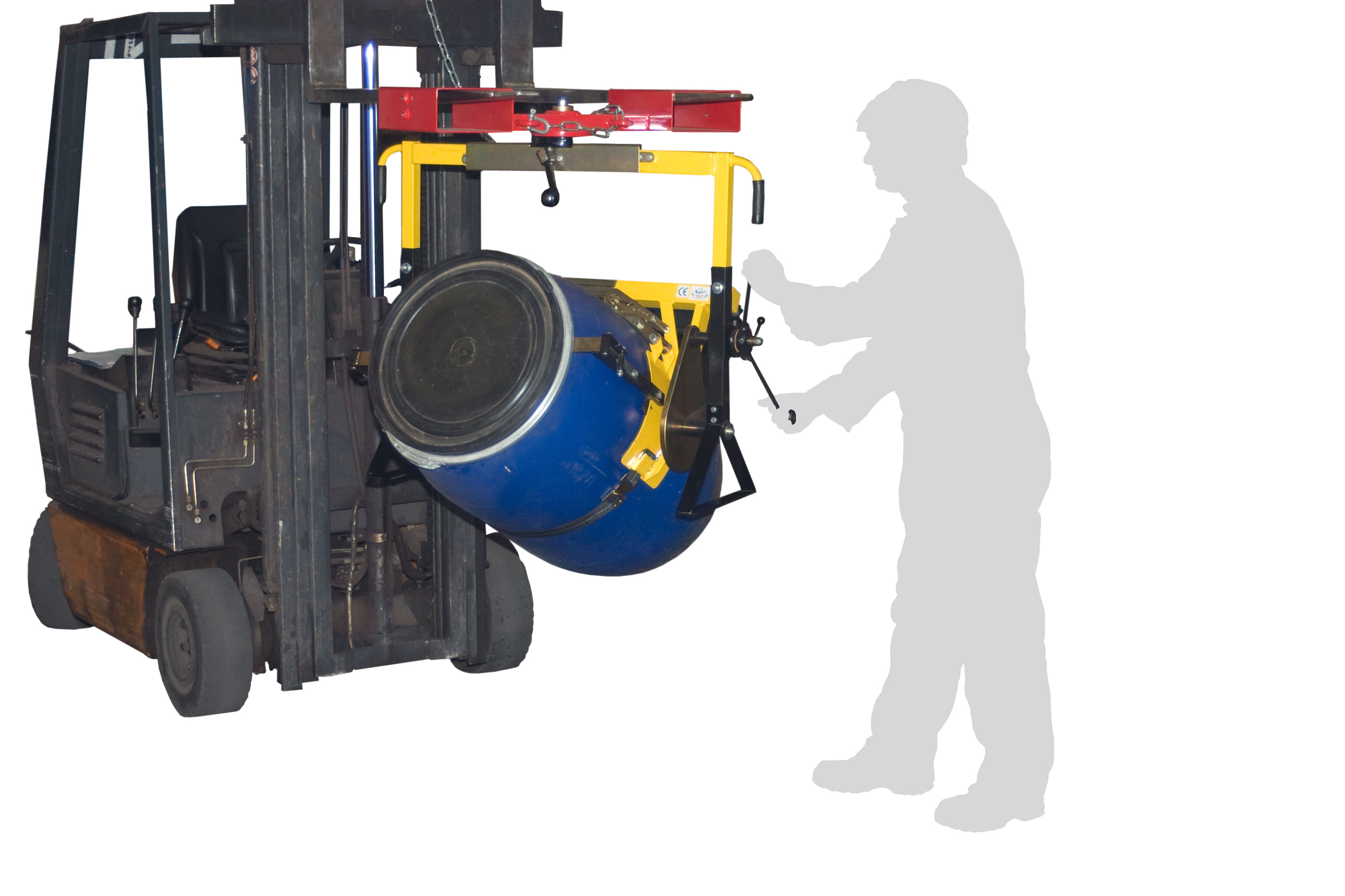 Retourneur de fût 350 kg métal ou plastique à rebord FIMM - 845006614