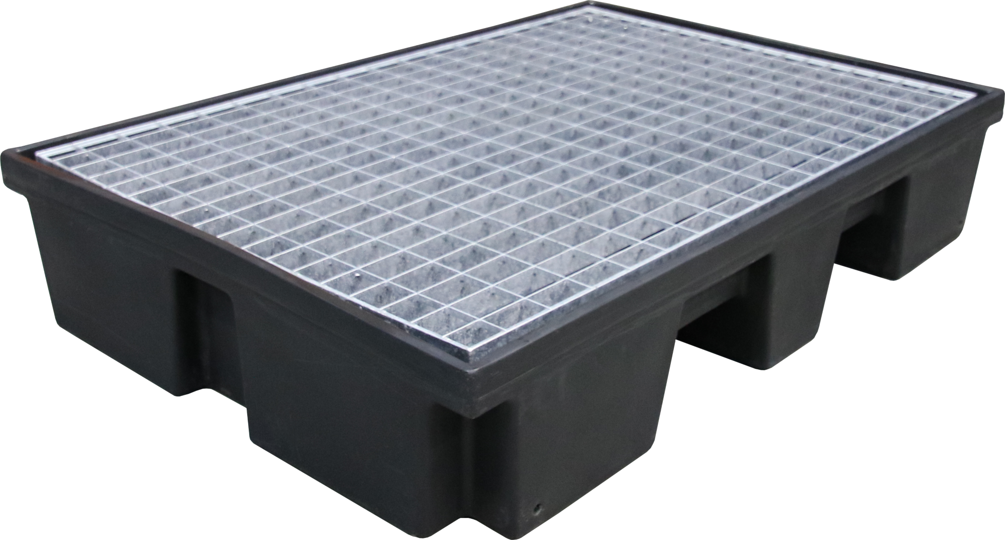 Bac PE recyclé 2 fûts 120 L caillebotis pehd FIMM - 845006657