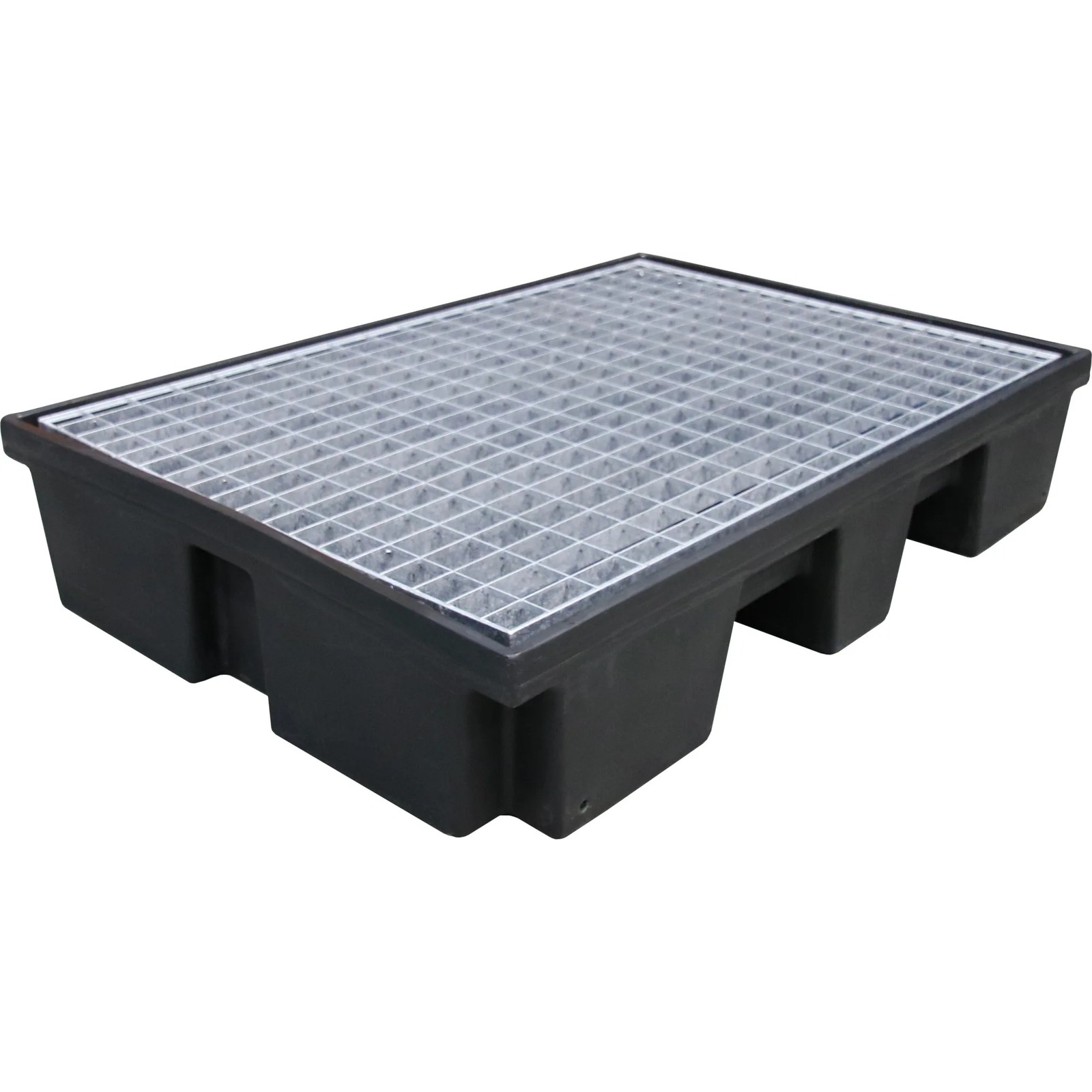 Bac PE recyclé 2 fûts 120 L caillebotis pehd FIMM - 845006657