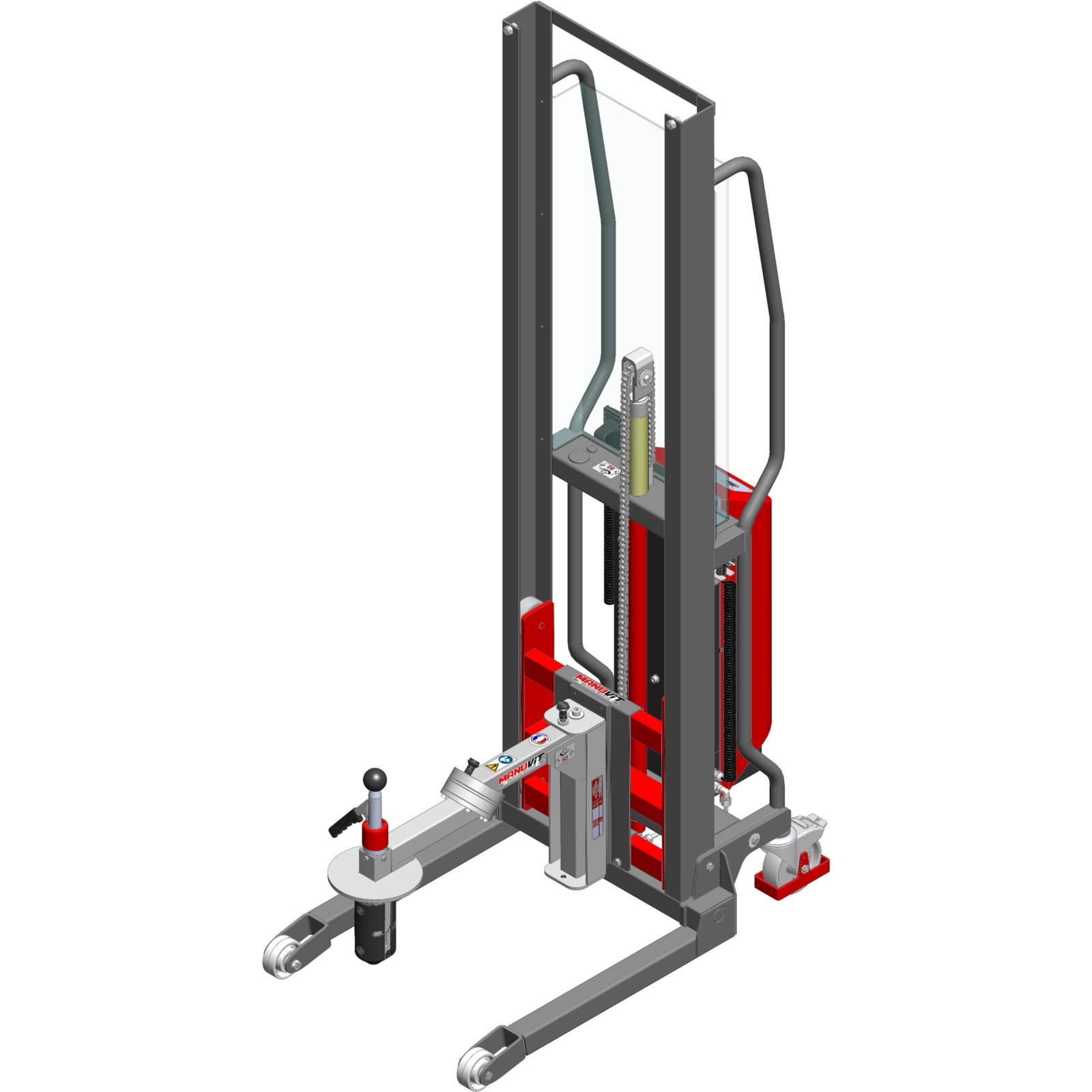 Gerbeur Levfix à levée électrique avec retourneur de bobines 80 kg - FIMM - 855000971