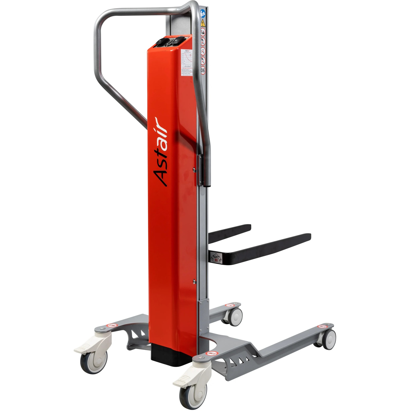 Gerbeur monomât Astair, levée 900 mm avec accessoire fourches, 60 kg - FIMM - 855000986