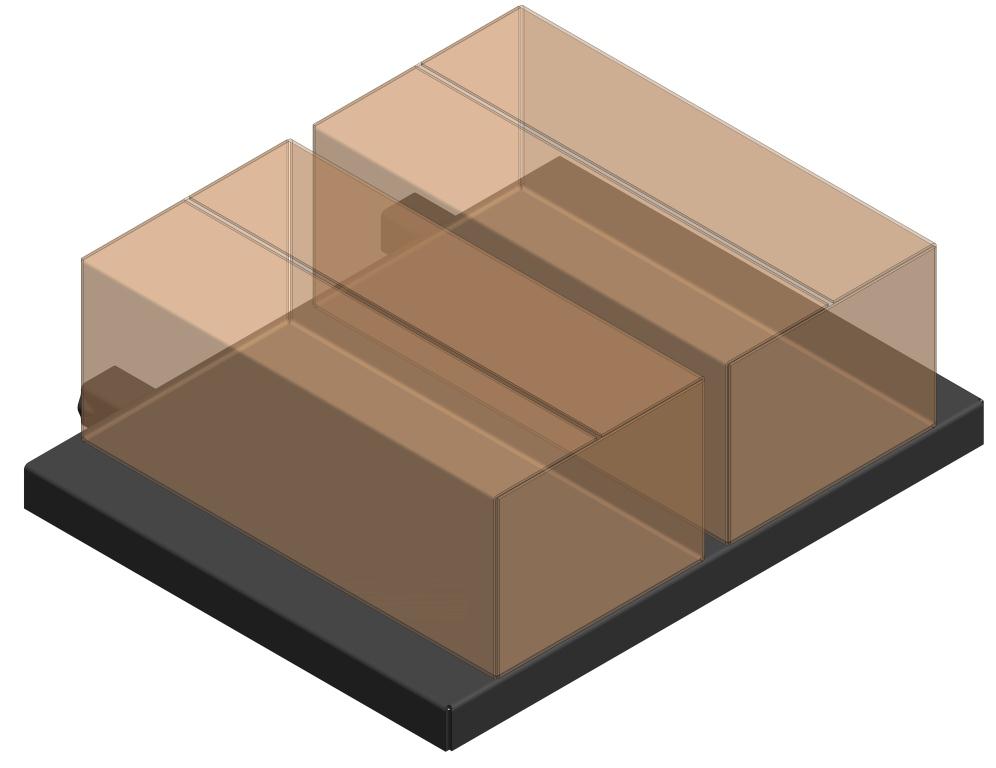 Plateau 2 positions acier pour gerbeurs monomât et 300kg FIMM - 855009567