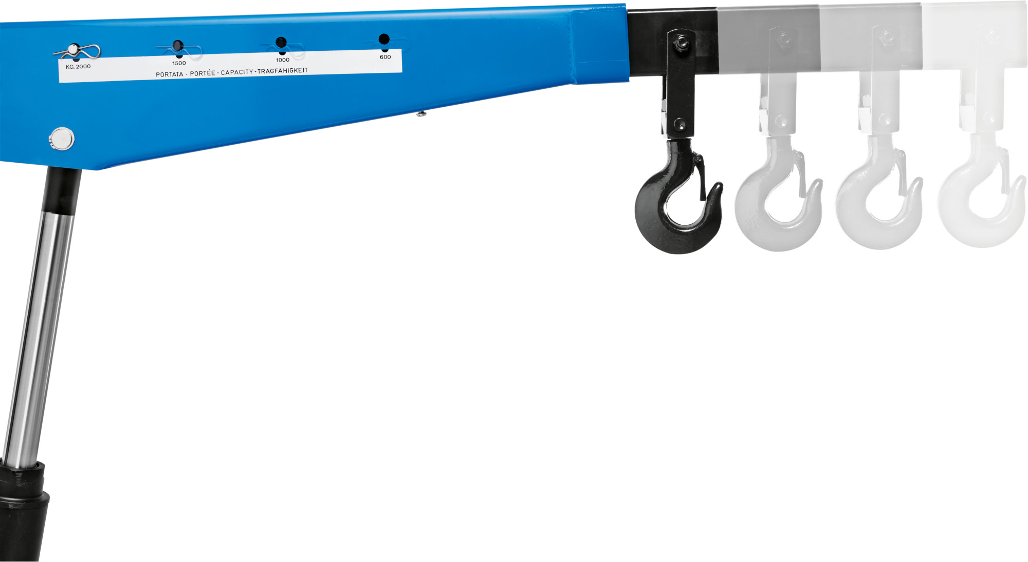 Grue pliante en V 500 kg pompe double effet FIMM - 855010010