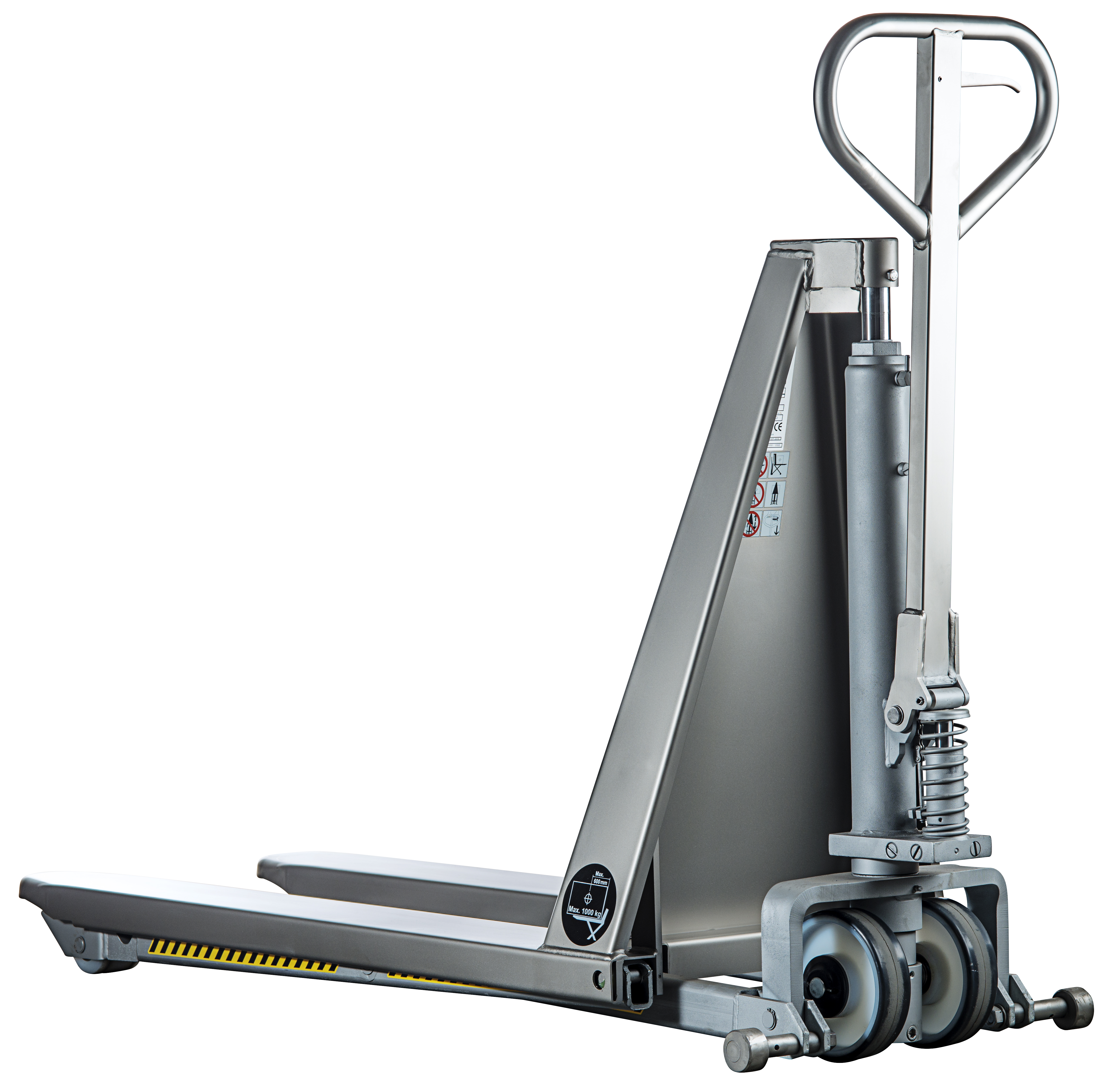 Transpalette haute levée manuel 1000 kg semi inox fourche 1200 mm FIMM - 855010418