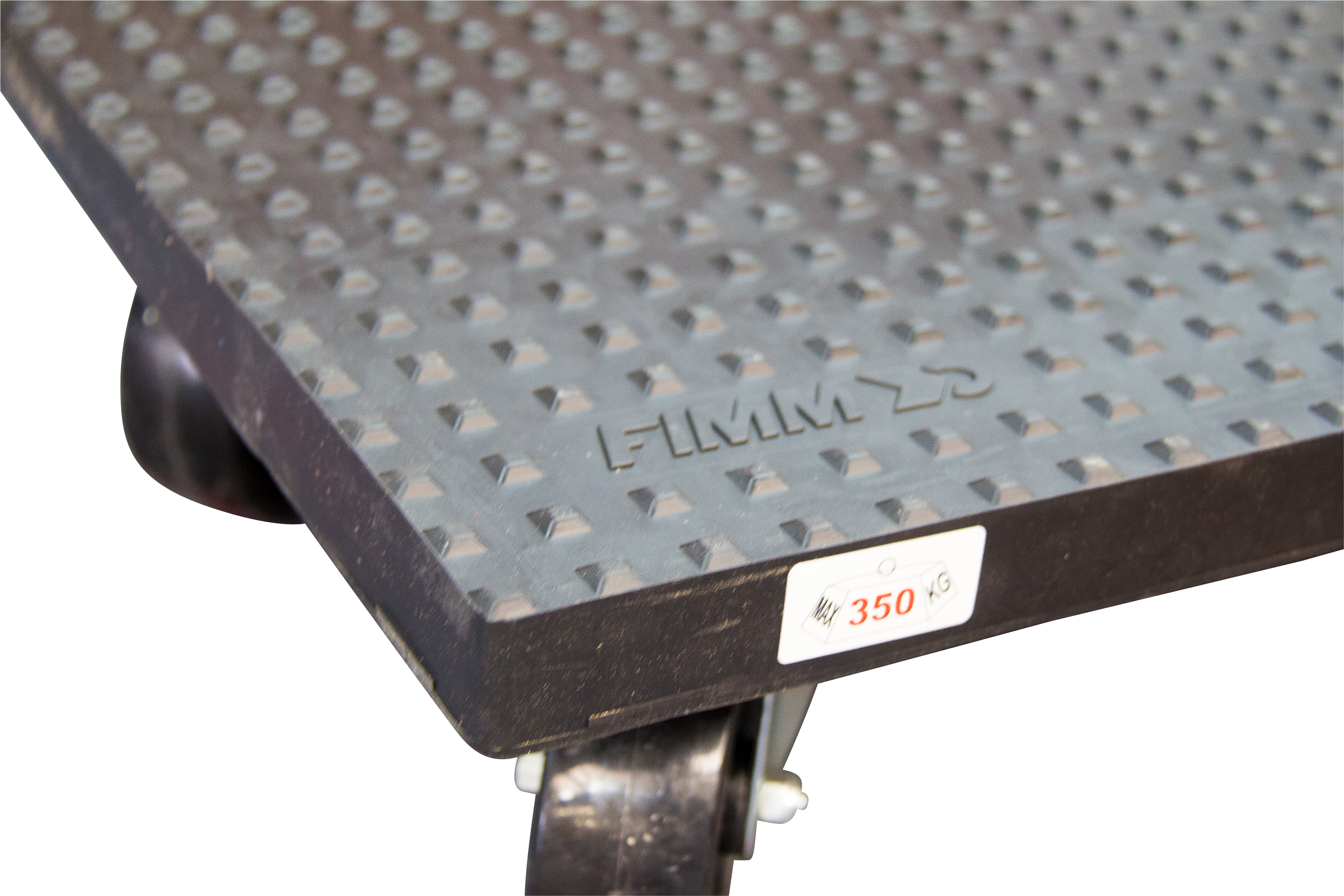 Plateau roulant 350 kg bois enrobé caoutchouc 600 x 400 mm FIMM - 860000318