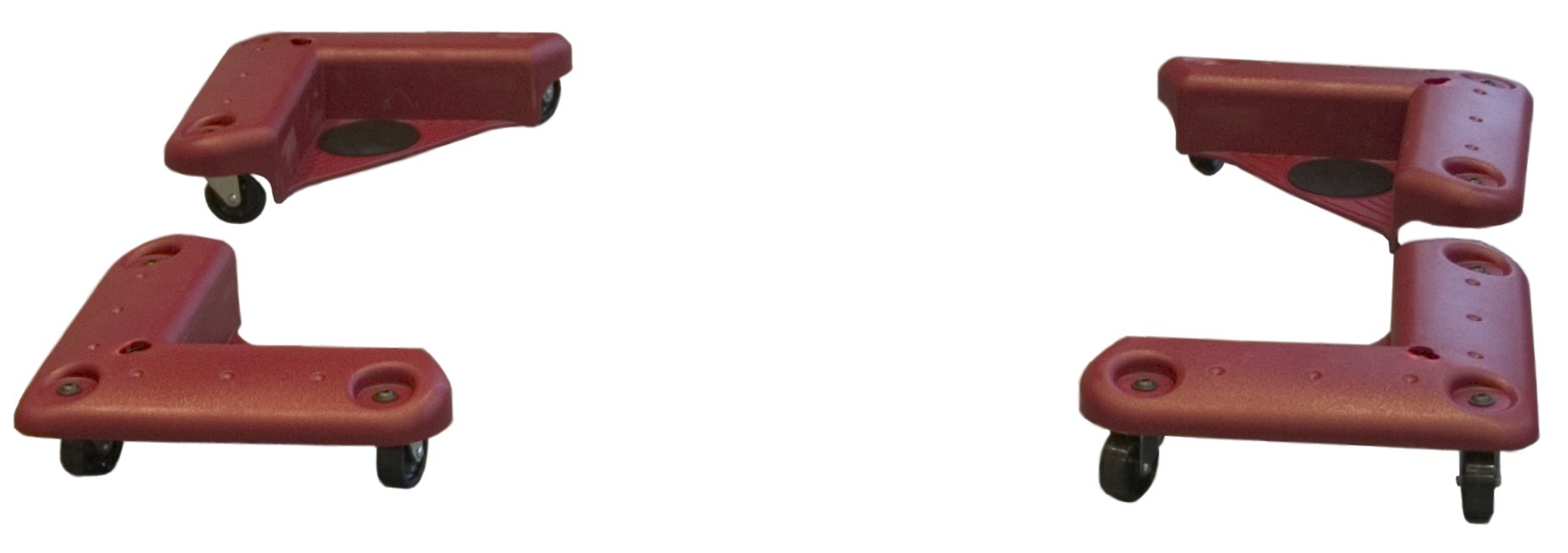 Jeu de 4 coins roulants cu 200 kg plastique FIMM - 860000347