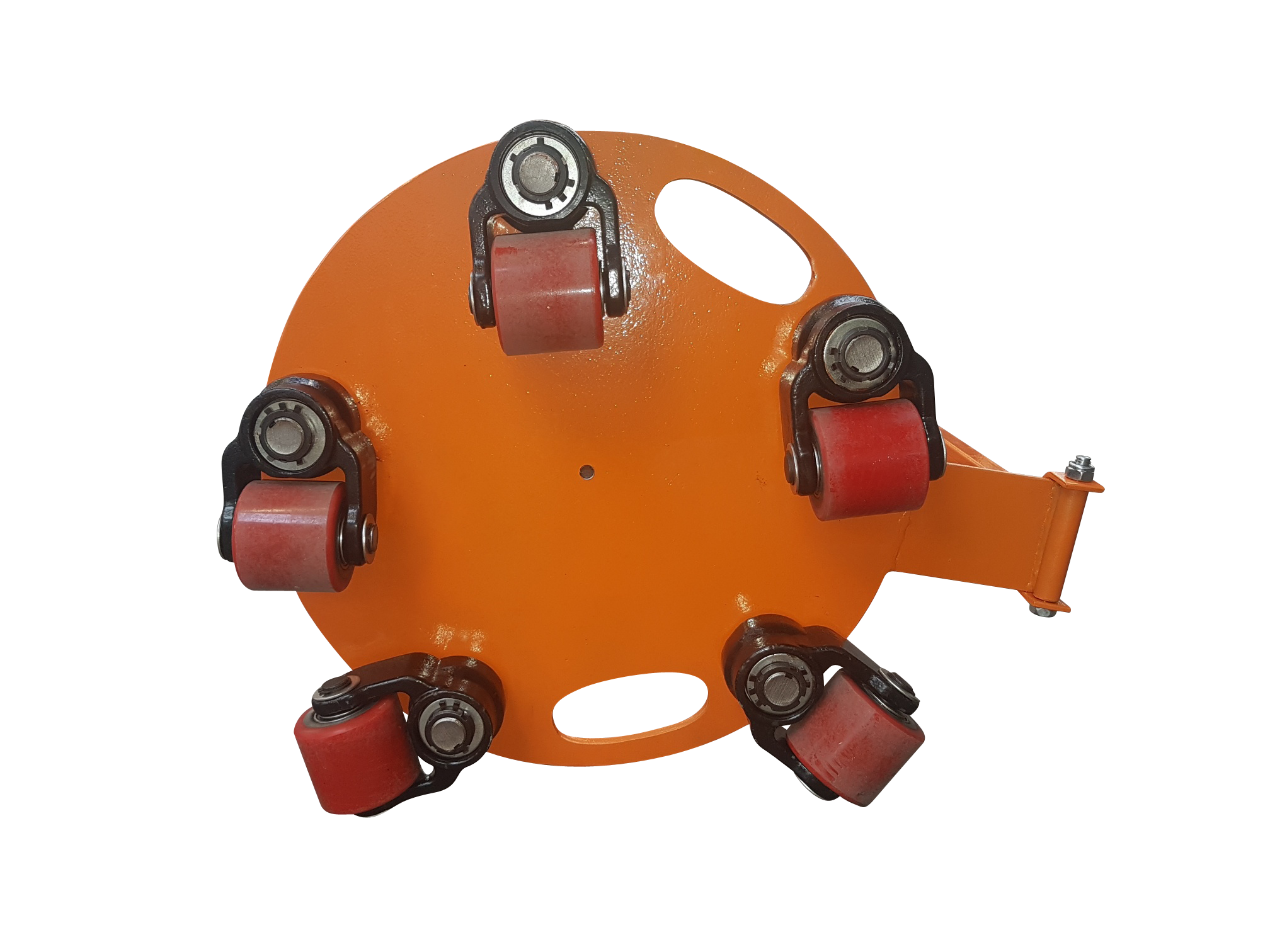 Rouleur charges lourdes 4T pivotant 5 galets avec timon FIMM - 865006715