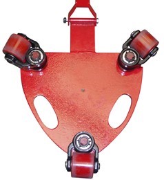 Rouleur charges lourdes 2T pivotant 3 galets avec timon FIMM - 865006716