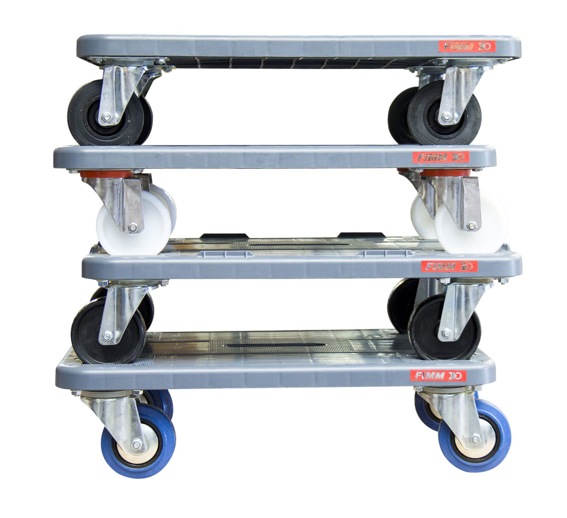 Plateau roulant 210 kg 600x400 polypropylène renforcé FIMM - 865007654