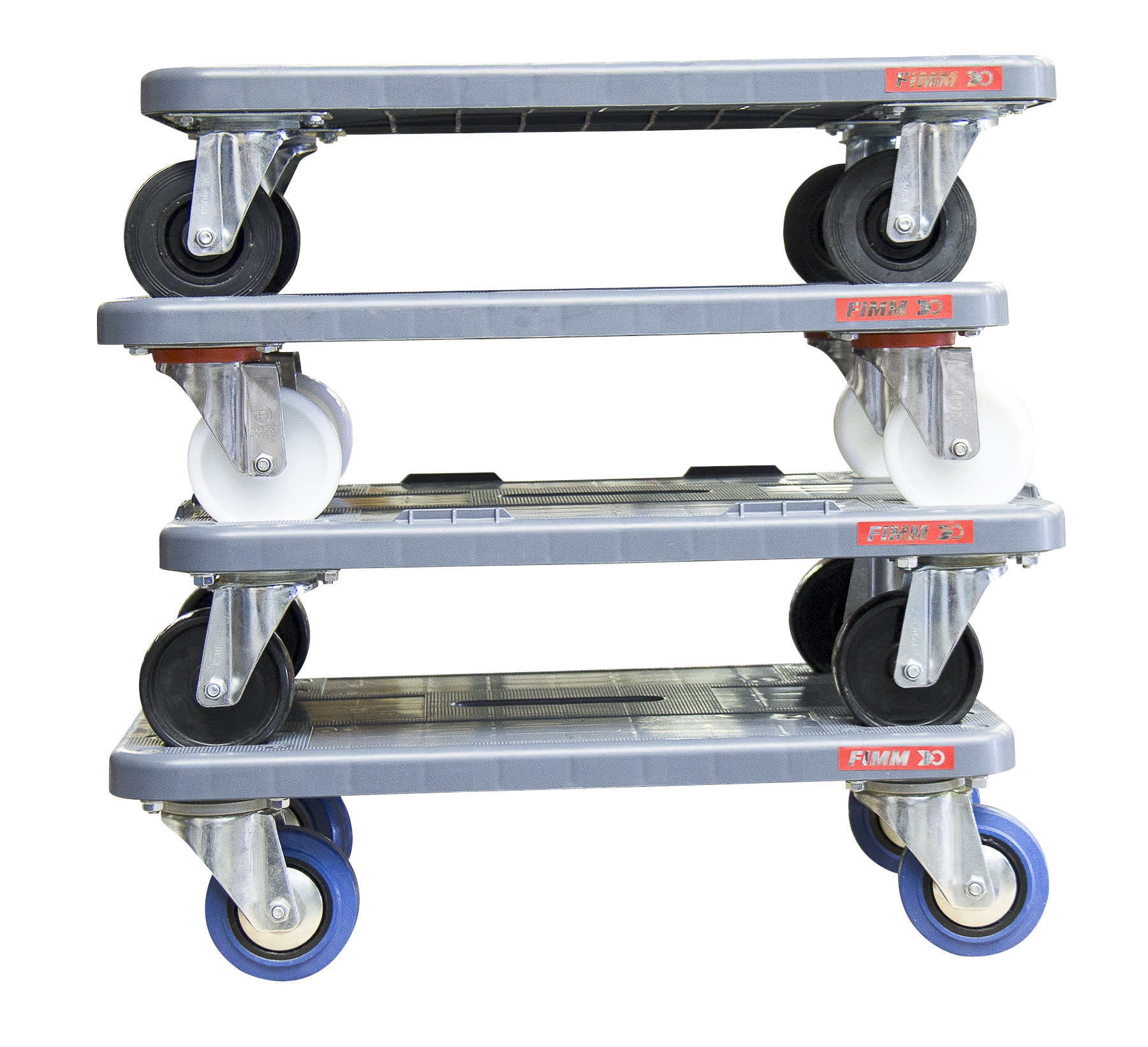 Plateau roulant 210 kg 600x400 polypropylène renforcé FIMM - 865007654