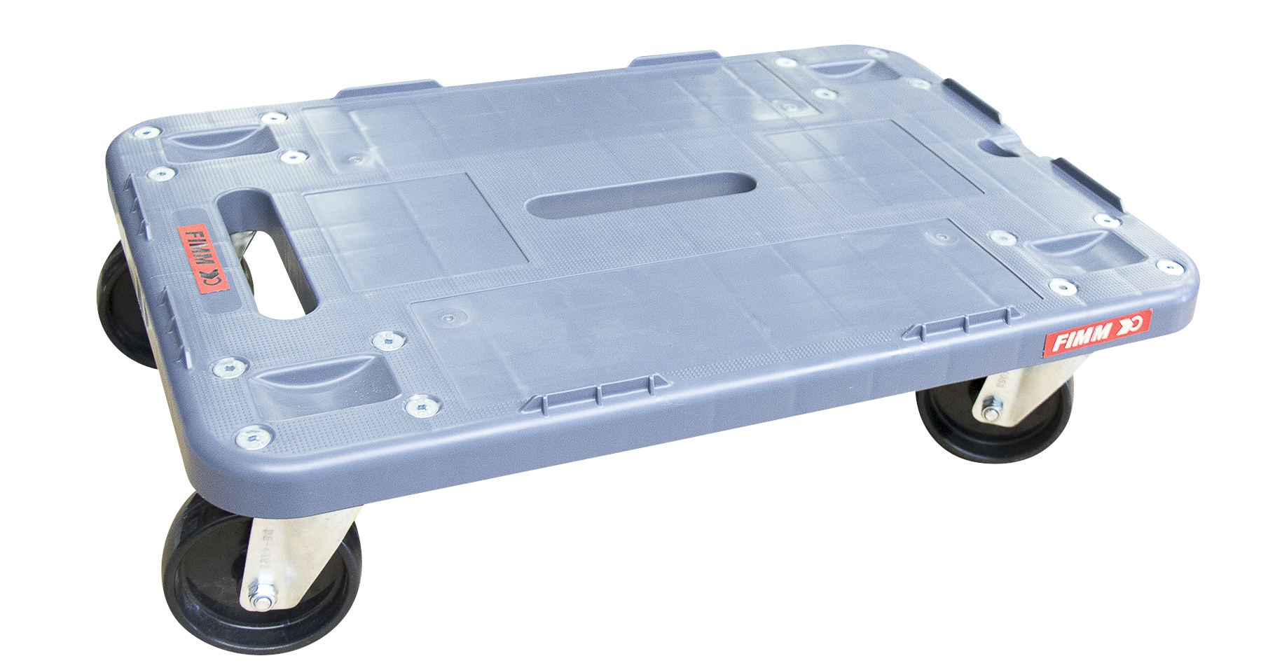 Plateau roulant 500 kg 600x400 polypro renforcé avec rebords FIMM - 865007660
